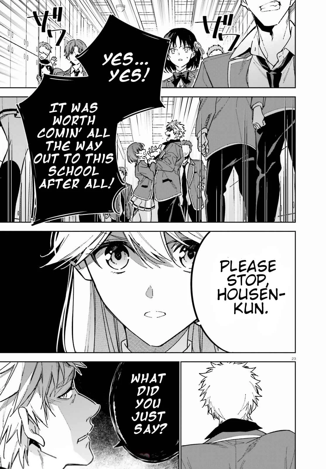 Youkoso Jitsuryoku Shijou Shugi no Kyoushitsu e: 2-nensei-hen Chapter 3: Room 3 - Page 23