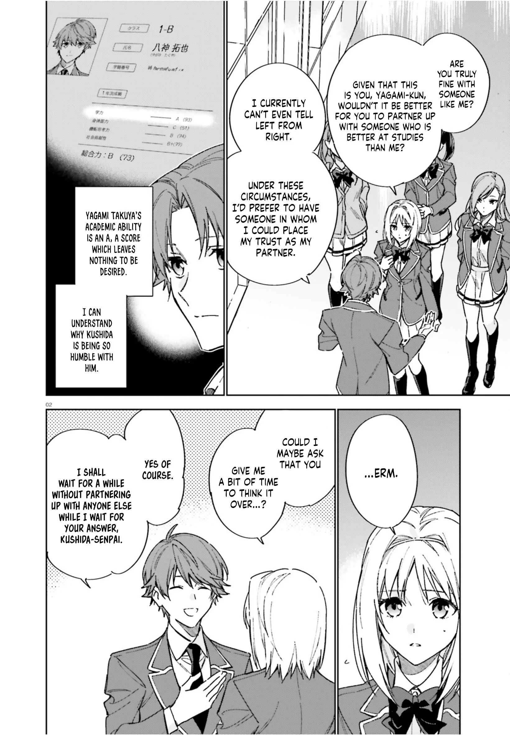 Youkoso Jitsuryoku Shijou Shugi no Kyoushitsu e: 2-nensei-hen Chapter 4: Room 4 - Page 3