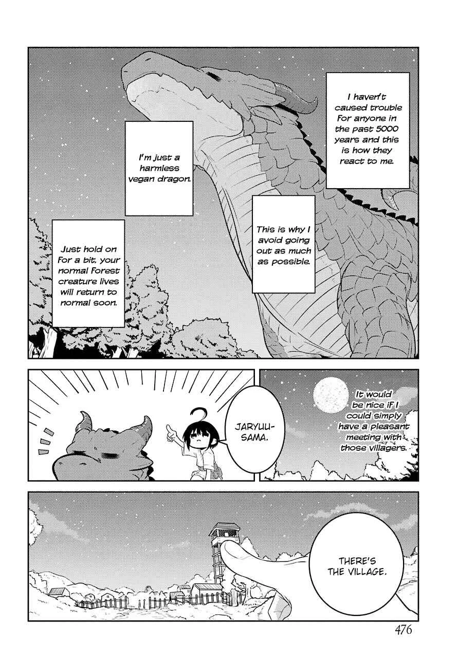 Yowai 5000-nen no Soushoku Dragon, Iware naki Jaryuu Nintei: Yada Kono Ikenie, Hito no Hanashi wo Kiite Kurenai Chapter 1: This Girl Sacrifice Will Do Anything It Takes To Make Me Eat Her - Page 14