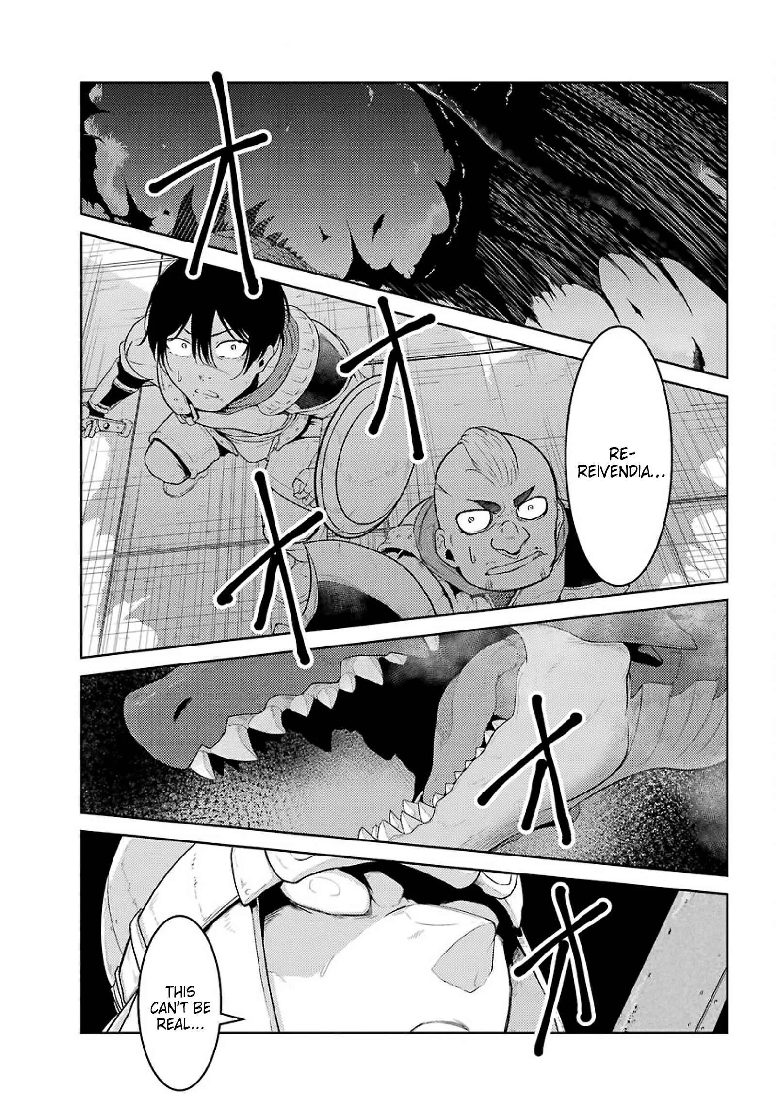 Yowai 5000-nen no Soushoku Dragon, Iware naki Jaryuu Nintei: Yada Kono Ikenie, Hito no Hanashi wo Kiite Kurenai Chapter 3: "Jaryuu Reivendia" My Name Sounds Something Like That (I Just Found Out Too) - Page 1