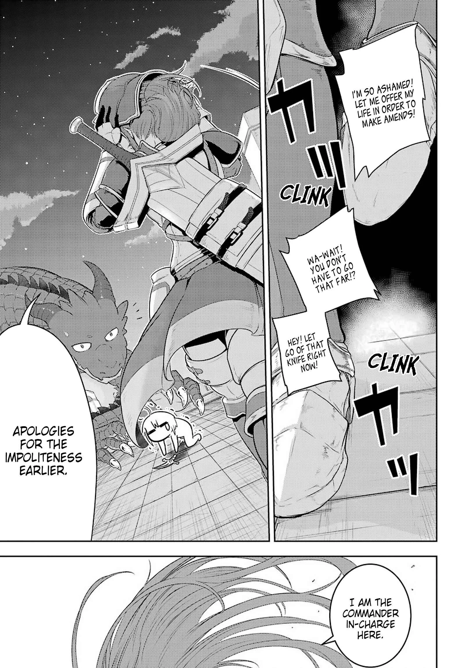 Yowai 5000-nen no Soushoku Dragon, Iware naki Jaryuu Nintei: Yada Kono Ikenie, Hito no Hanashi wo Kiite Kurenai Chapter 3: "Jaryuu Reivendia" My Name Sounds Something Like That (I Just Found Out Too) - Page 4