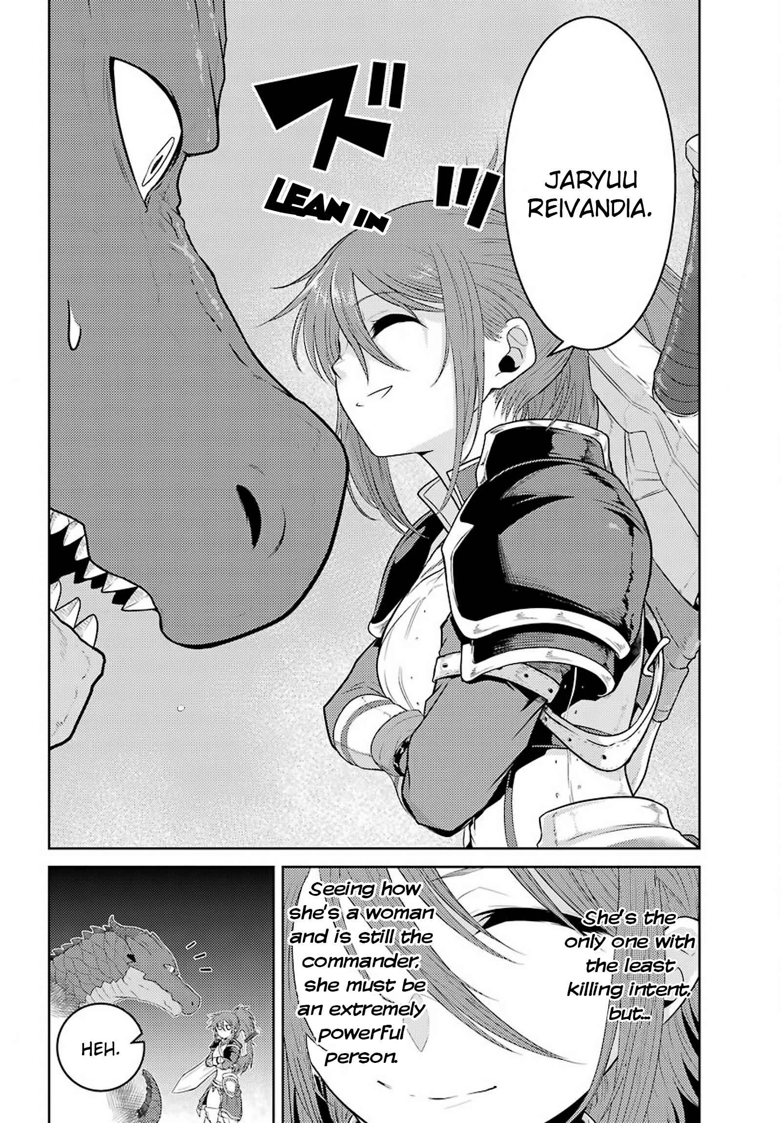 Yowai 5000-nen no Soushoku Dragon, Iware naki Jaryuu Nintei: Yada Kono Ikenie, Hito no Hanashi wo Kiite Kurenai Chapter 3: "Jaryuu Reivendia" My Name Sounds Something Like That (I Just Found Out Too) - Page 7