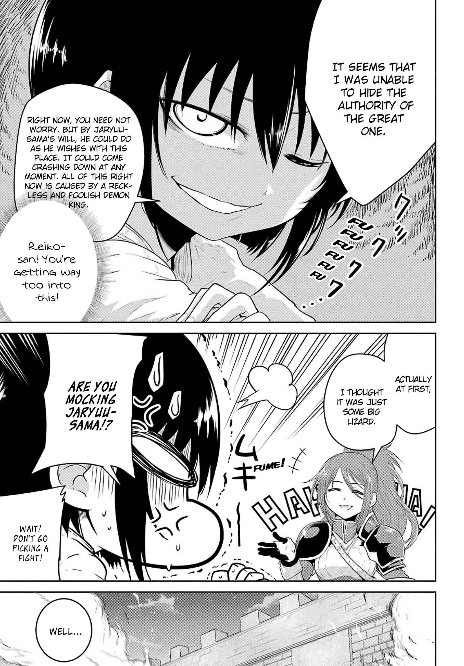 Yowai 5000-nen no Soushoku Dragon, Iware naki Jaryuu Nintei: Yada Kono Ikenie, Hito no Hanashi wo Kiite Kurenai Chapter 3: "Jaryuu Reivendia" My Name Sounds Something Like That (I Just Found Out Too) - Page 8