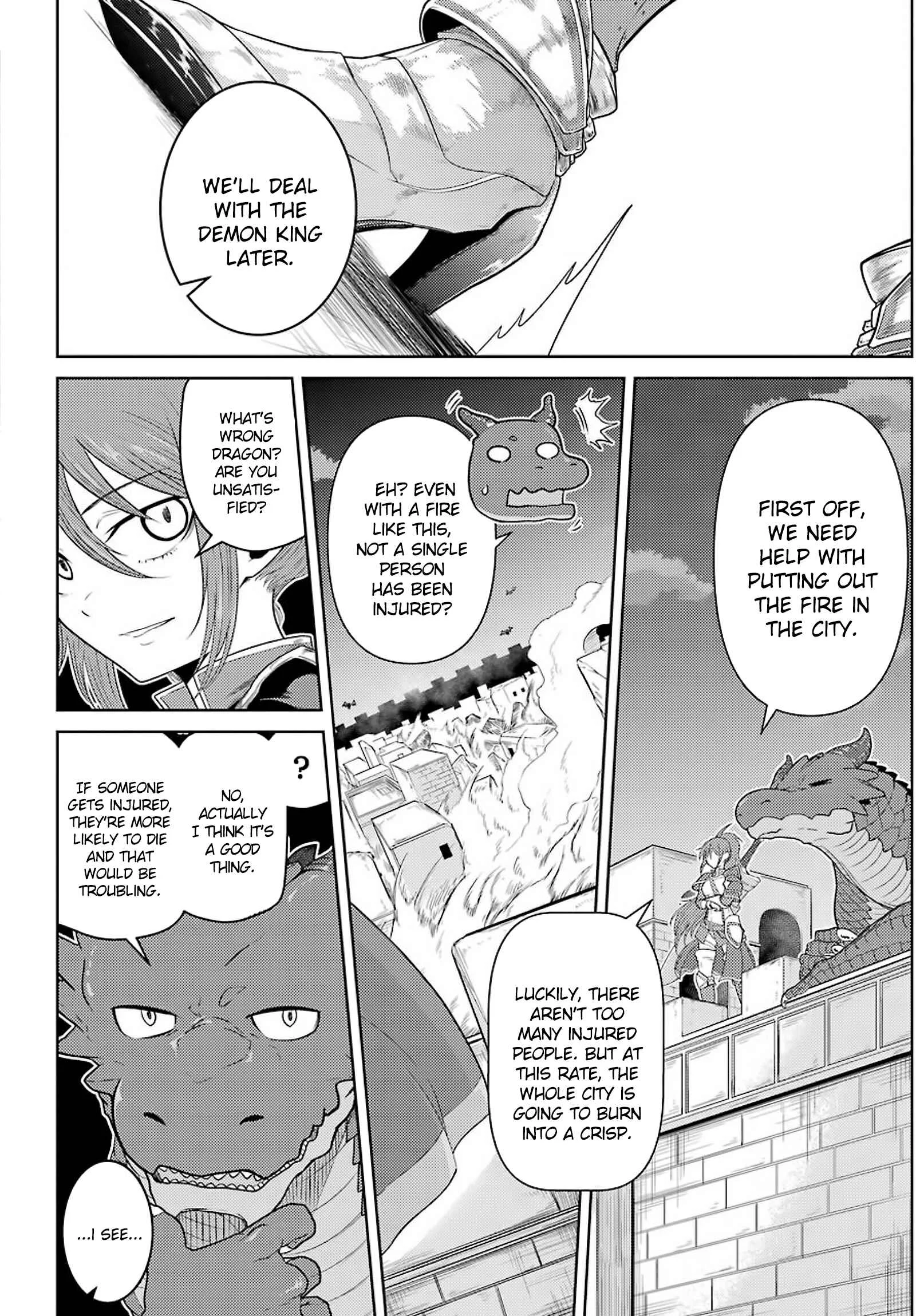 Yowai 5000-nen no Soushoku Dragon, Iware naki Jaryuu Nintei: Yada Kono Ikenie, Hito no Hanashi wo Kiite Kurenai Chapter 3: "Jaryuu Reivendia" My Name Sounds Something Like That (I Just Found Out Too) - Page 9