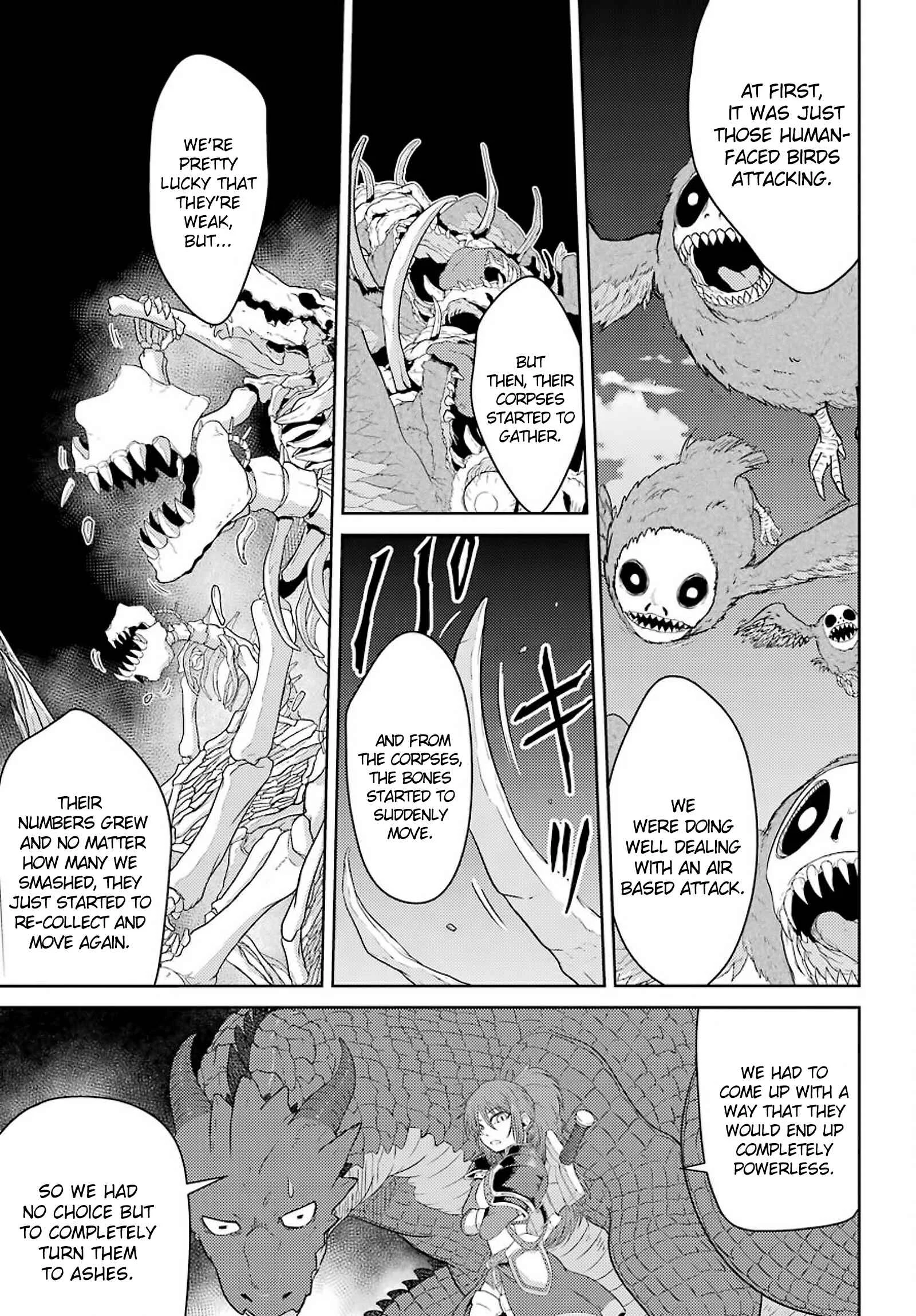Yowai 5000-nen no Soushoku Dragon, Iware naki Jaryuu Nintei: Yada Kono Ikenie, Hito no Hanashi wo Kiite Kurenai Chapter 3: "Jaryuu Reivendia" My Name Sounds Something Like That (I Just Found Out Too) - Page 12