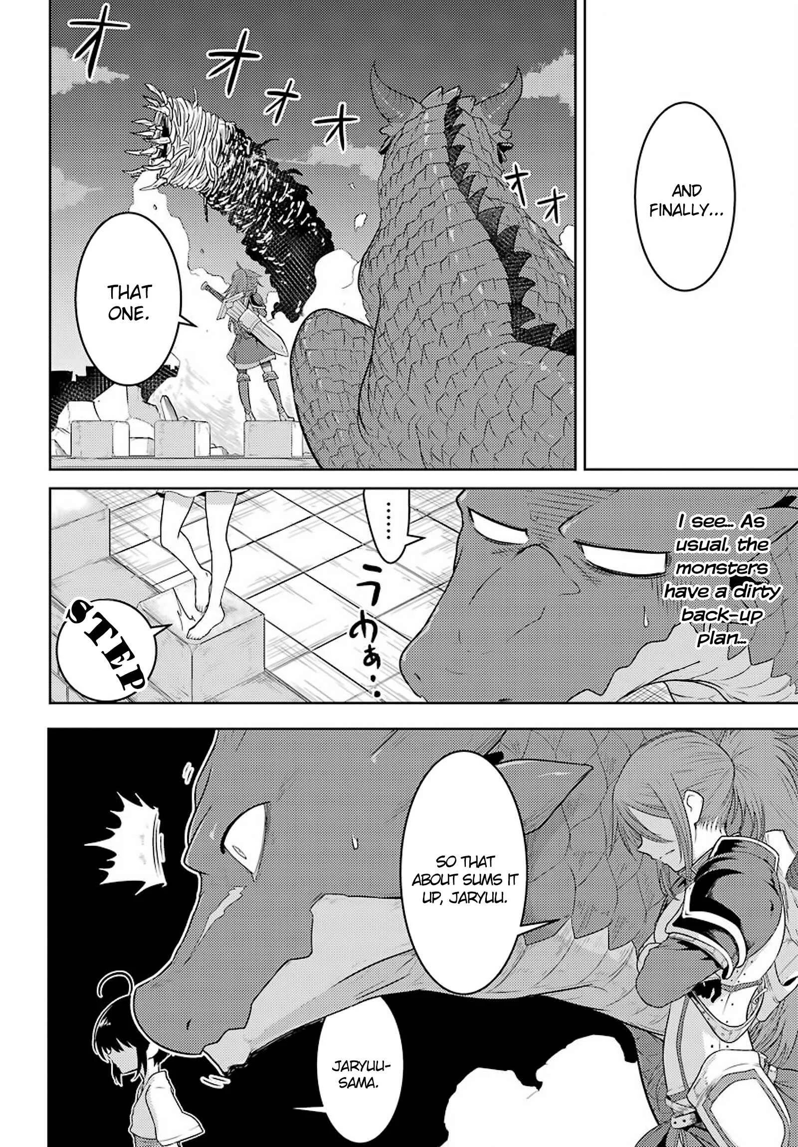 Yowai 5000-nen no Soushoku Dragon, Iware naki Jaryuu Nintei: Yada Kono Ikenie, Hito no Hanashi wo Kiite Kurenai Chapter 3: "Jaryuu Reivendia" My Name Sounds Something Like That (I Just Found Out Too) - Page 13