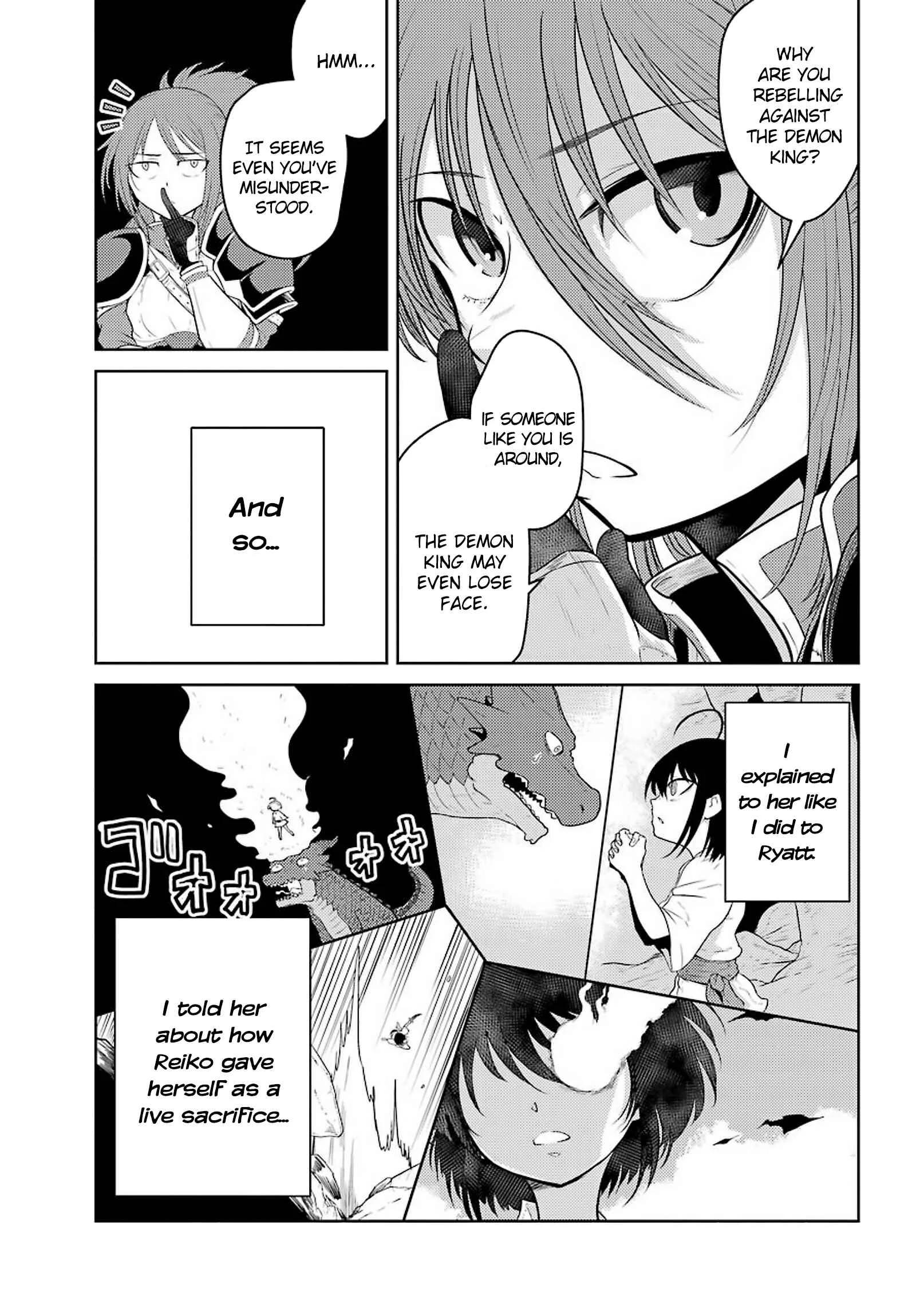Yowai 5000-nen no Soushoku Dragon, Iware naki Jaryuu Nintei: Yada Kono Ikenie, Hito no Hanashi wo Kiite Kurenai Chapter 3: "Jaryuu Reivendia" My Name Sounds Something Like That (I Just Found Out Too) - Page 28