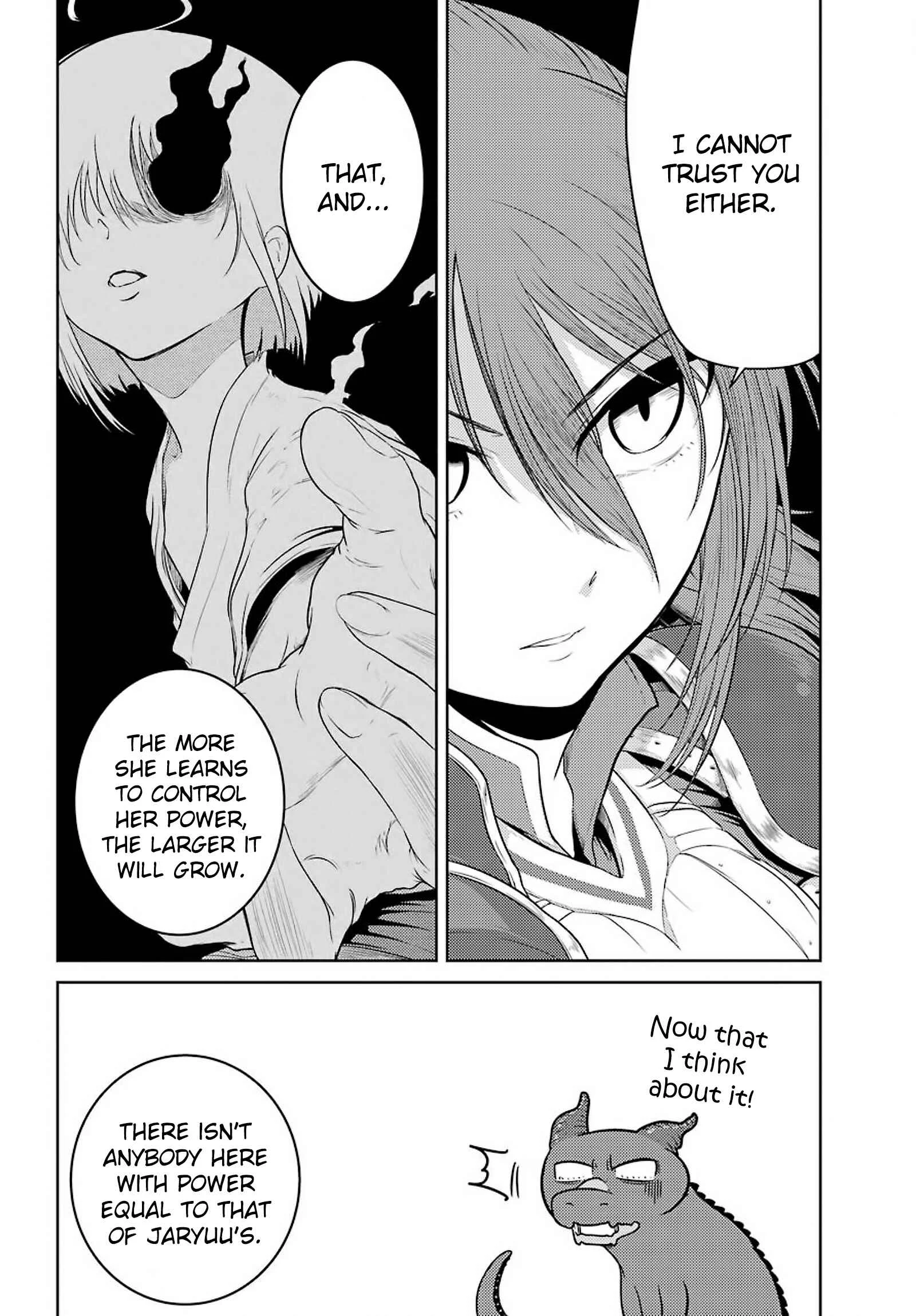 Yowai 5000-nen no Soushoku Dragon, Iware naki Jaryuu Nintei: Yada Kono Ikenie, Hito no Hanashi wo Kiite Kurenai Chapter 3: "Jaryuu Reivendia" My Name Sounds Something Like That (I Just Found Out Too) - Page 33