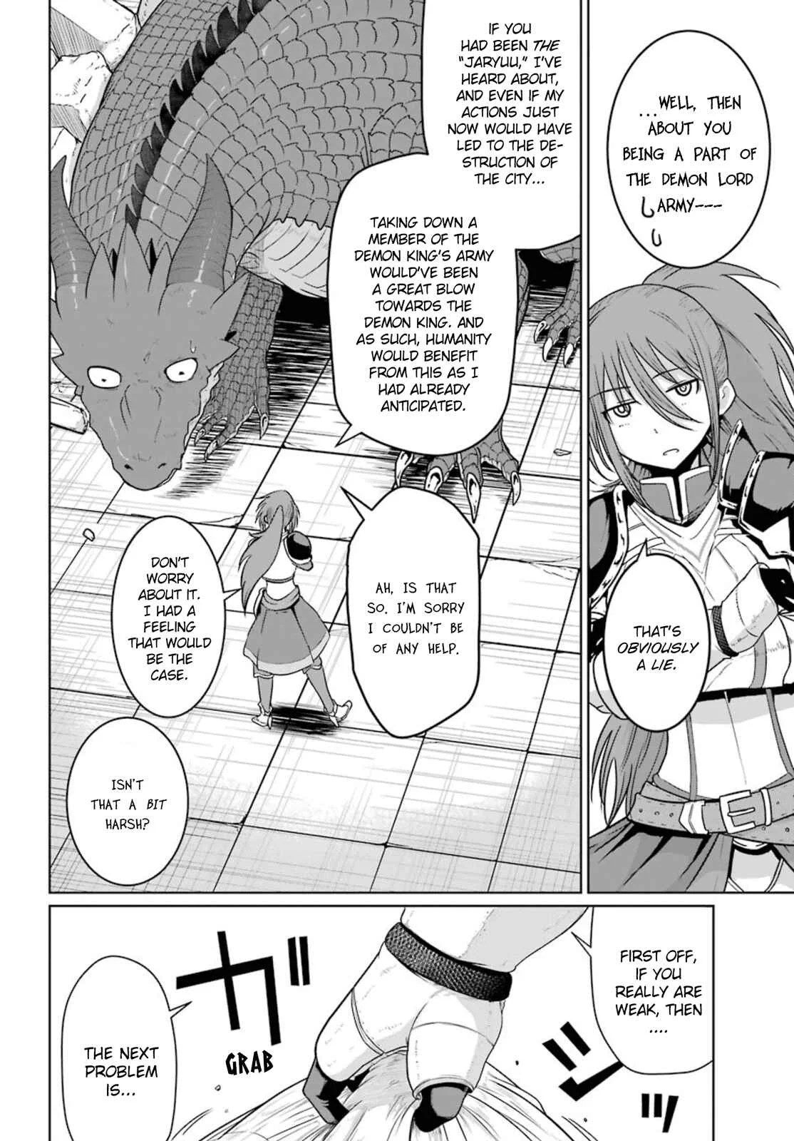 Yowai 5000-nen no Soushoku Dragon, Iware naki Jaryuu Nintei: Yada Kono Ikenie, Hito no Hanashi wo Kiite Kurenai Chapter 4: I Might Have Trust Issues - Page 28