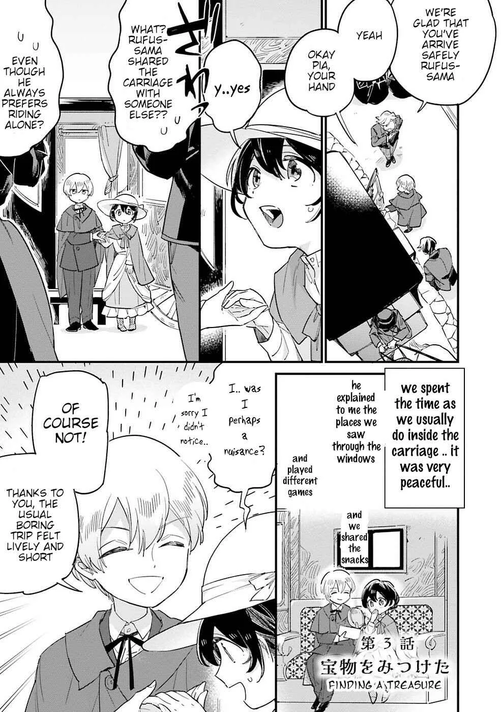 Yowaki MAX Reijou nanoni, Ratsuwan Konyakusha-sama no Kake ni Notte Shimatta Chapter 3: Finding a treasure - Page 1