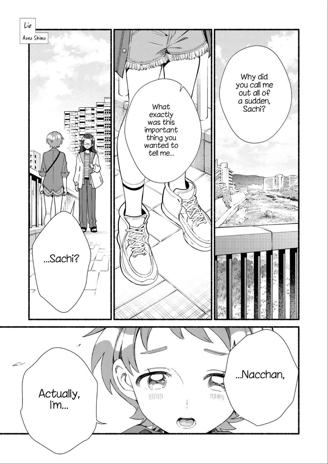 yrhm: Yurihime 20th Anthology Chapter 3: Lie - Aono Shimo - Page 1