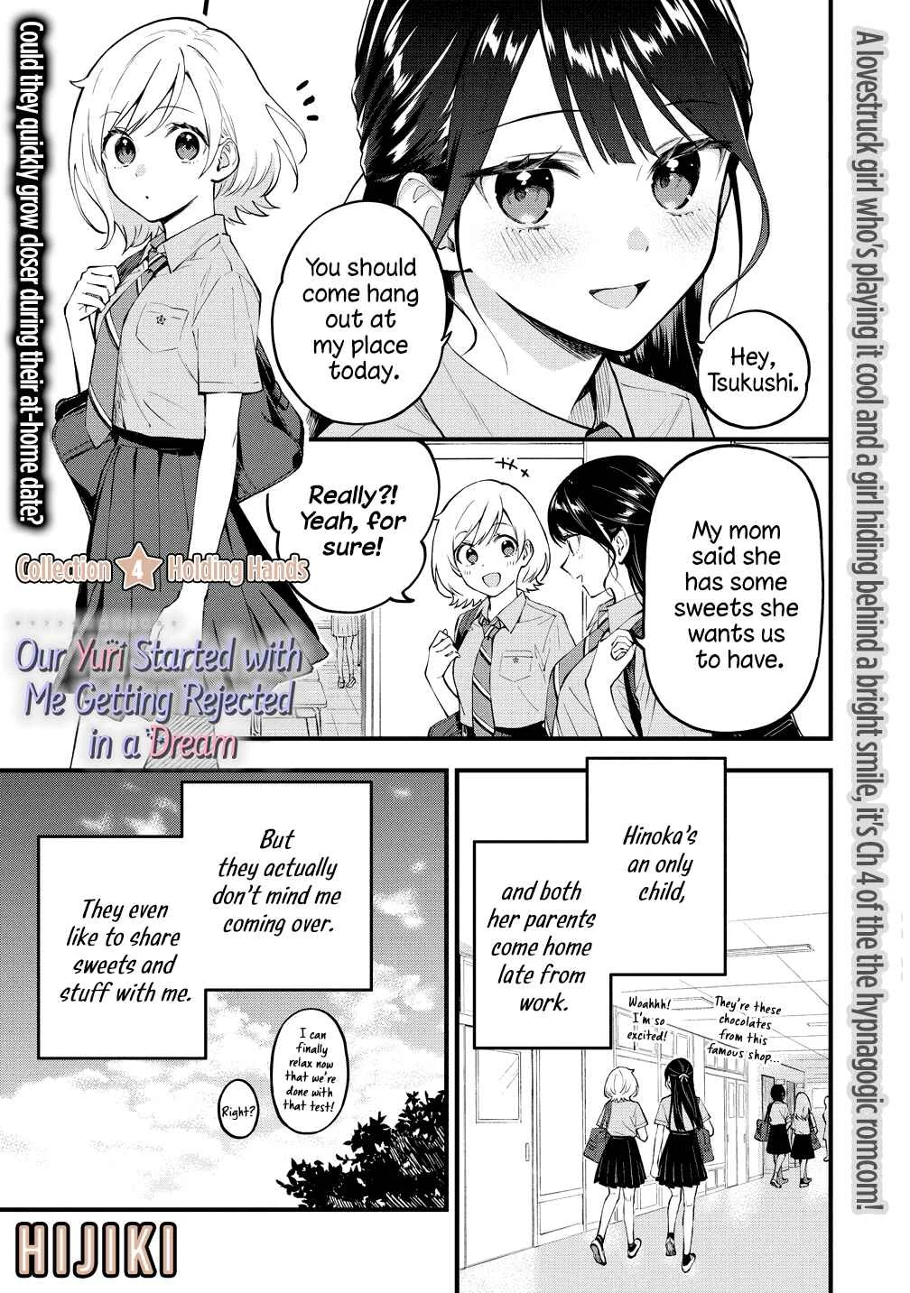 Yume de Furarete Hajimaru Yuri Chapter 4: Holding Hands - Page 1