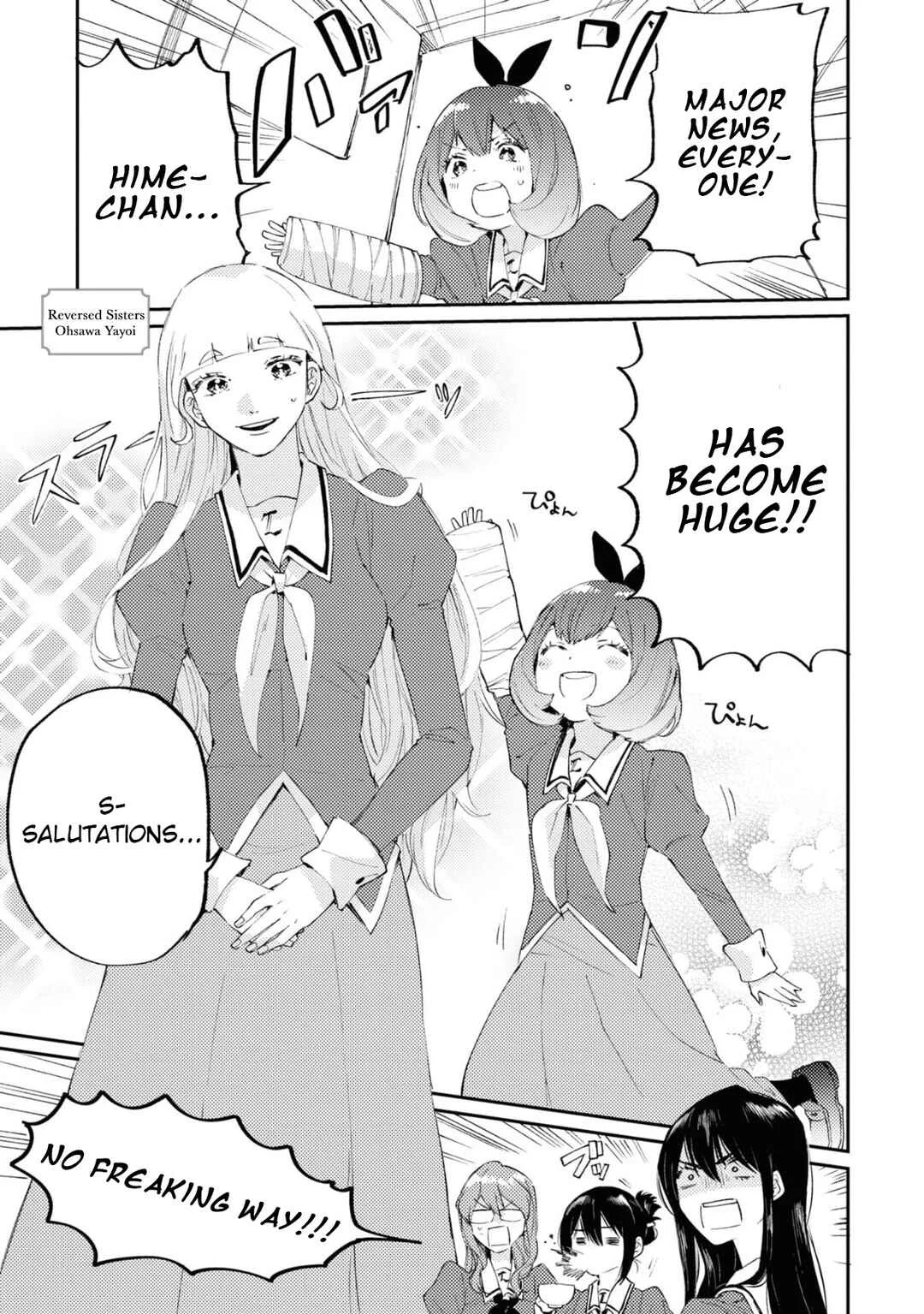 Yuri is My Job! Official Comic Anthology Chapter 2: Reversed Sisters - Ohsawa Yayoi - Page 1