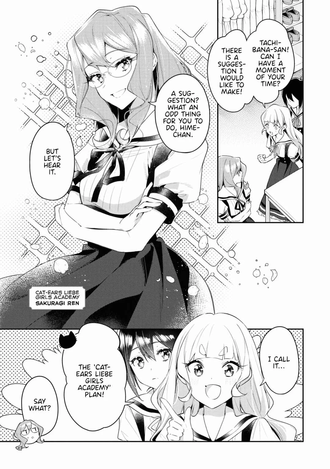 Yuri is My Job! Official Comic Anthology Chapter 3: Cat-Ears Liebe Girls Academy - Sakuragi Ren - Page 1