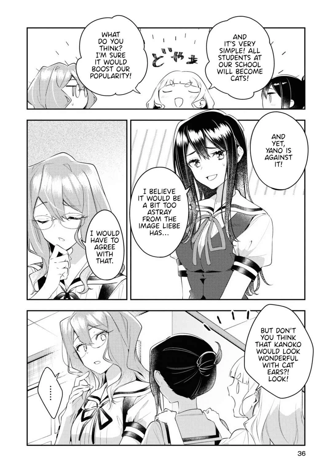 Yuri is My Job! Official Comic Anthology Chapter 3: Cat-Ears Liebe Girls Academy - Sakuragi Ren - Page 2