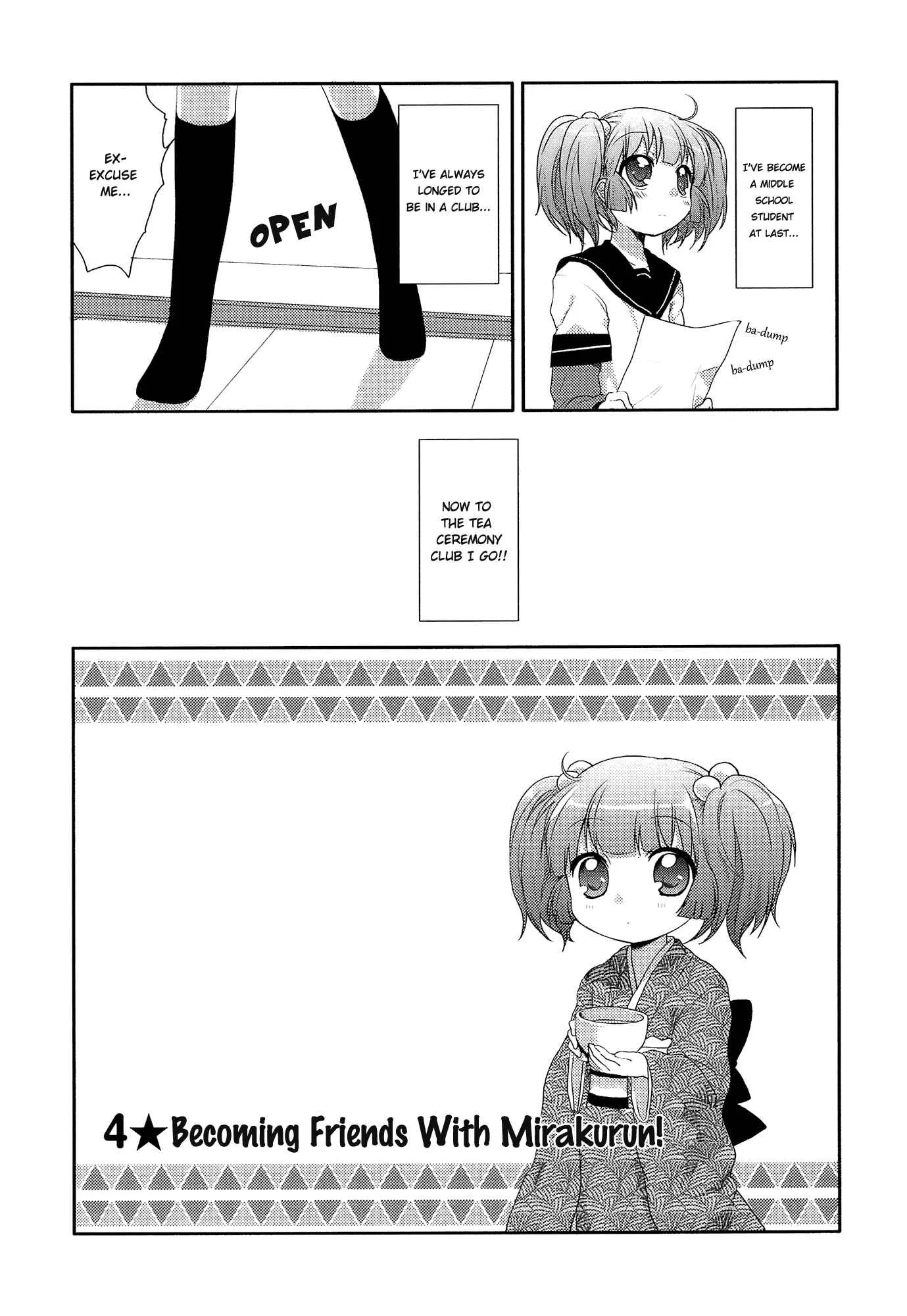 Yuru Yuri Chapter 4: Becoming Friends With Mirakurun! - Page 1