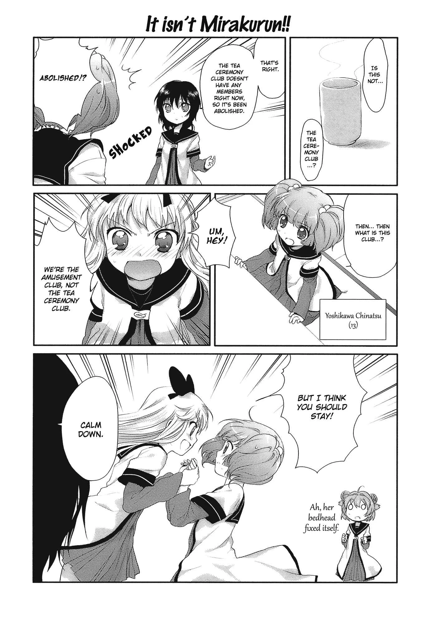 Yuru Yuri Chapter 4: Becoming Friends With Mirakurun! - Page 2