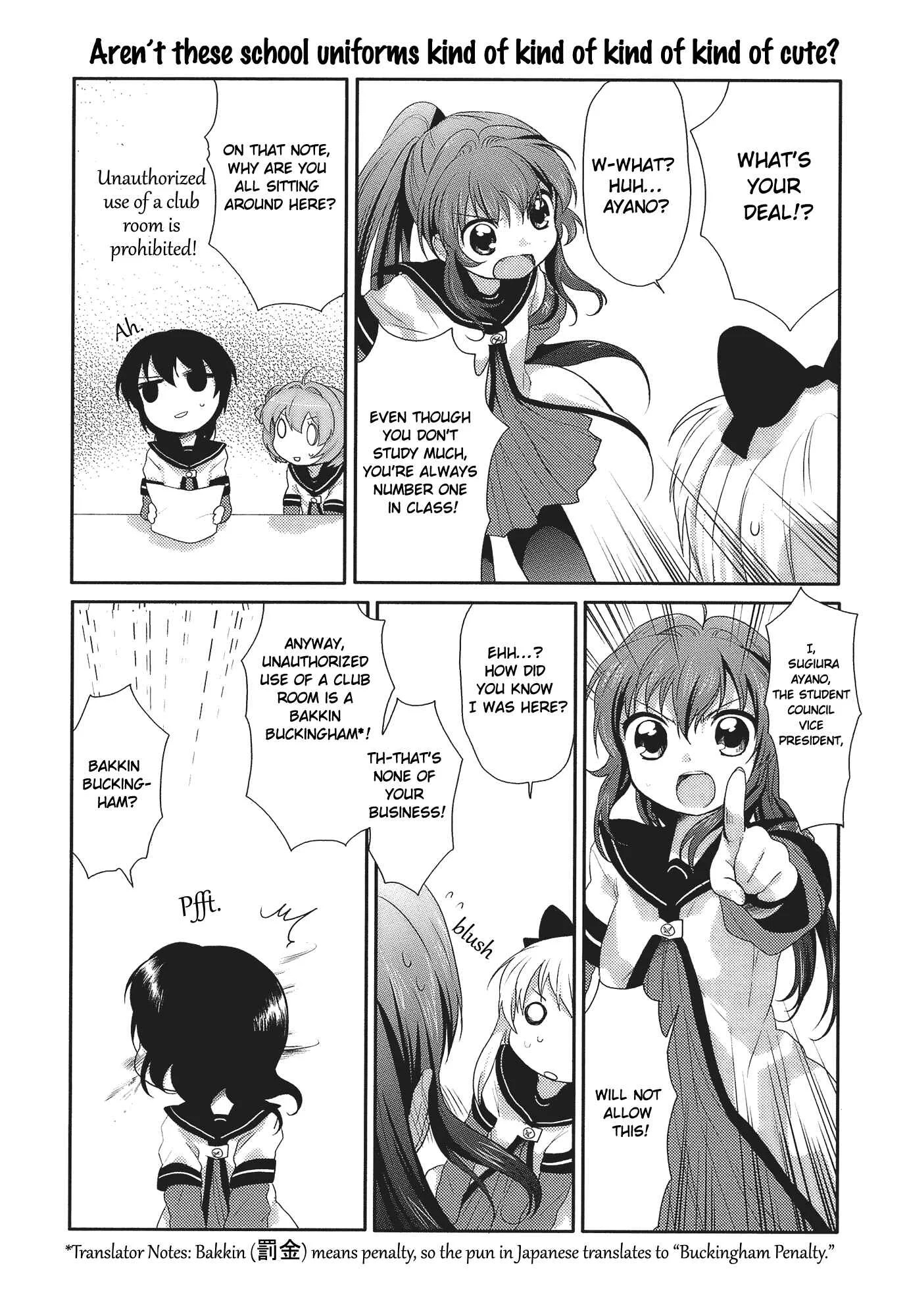 Yuru Yuri Chapter 5: Decisive Battle! The Bakkin Buckingham Palace - Page 4