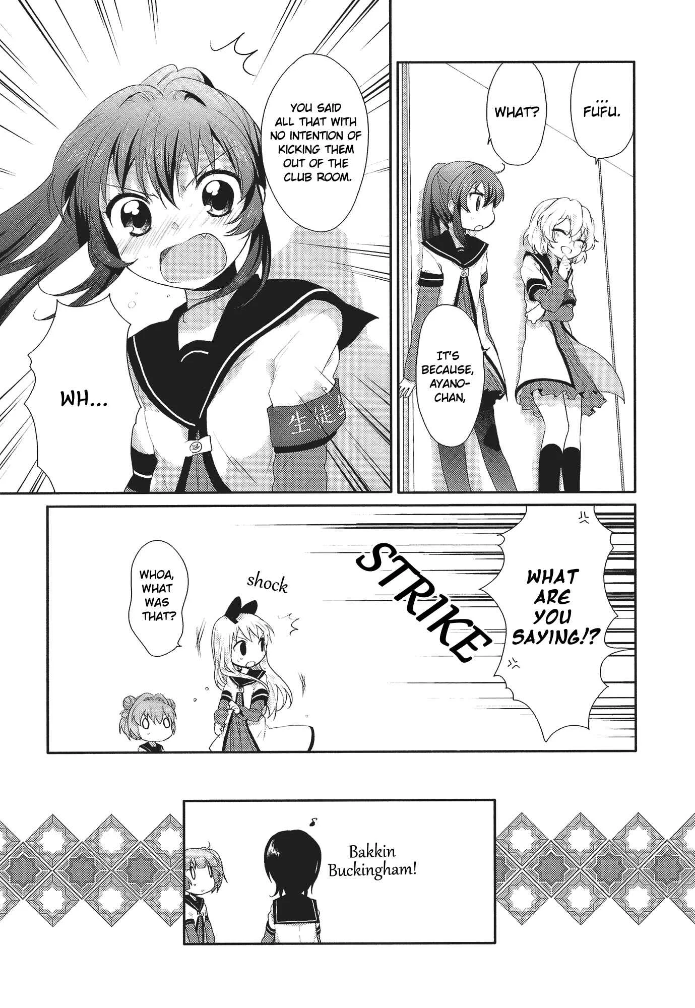 Yuru Yuri Chapter 5: Decisive Battle! The Bakkin Buckingham Palace - Page 12