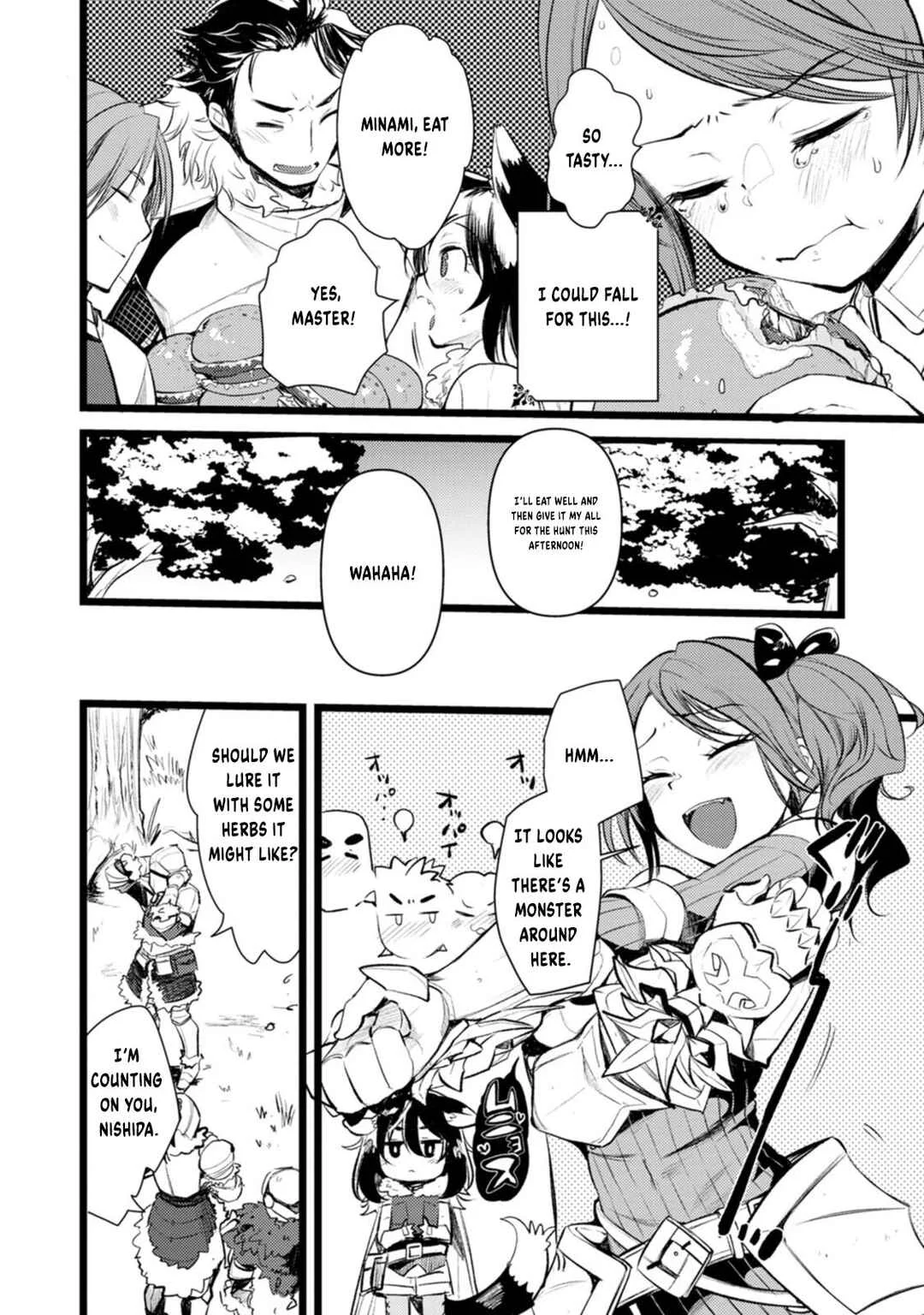 Yuusha ni Narenakatta Sanbaka Trio wa, Kyou mo Otoko Meshi wo Koshiraeru. Chapter 1 - Page 13