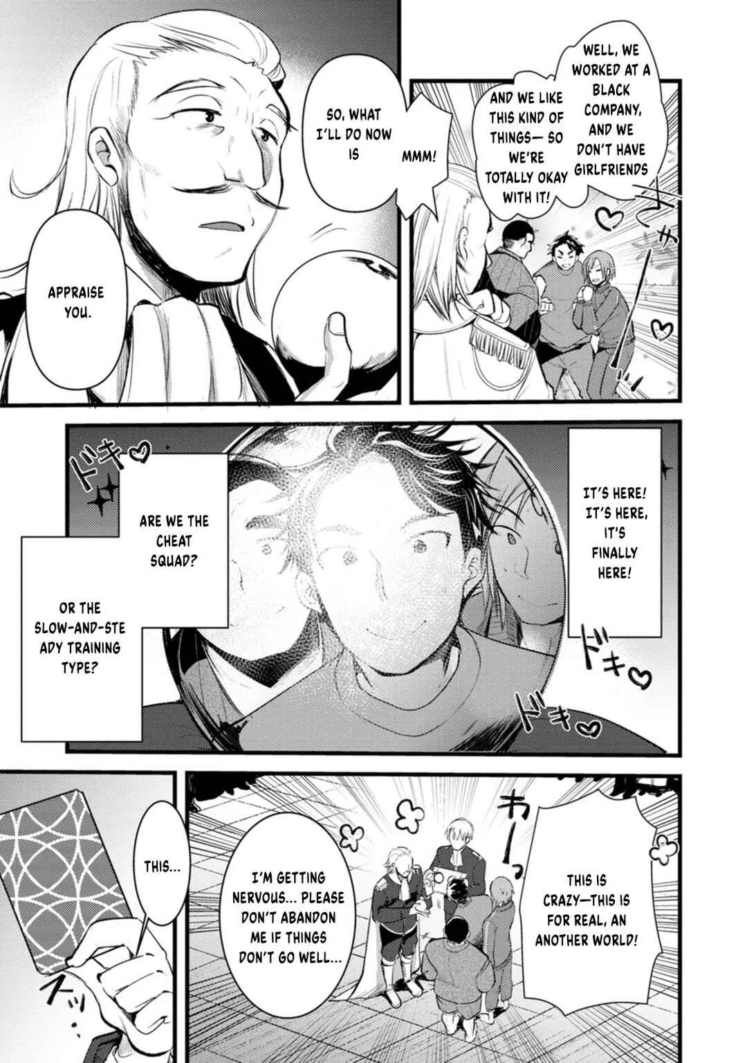 Yuusha ni Narenakatta Sanbaka Trio wa, Kyou mo Otoko Meshi wo Koshiraeru. Chapter 1 - Page 30