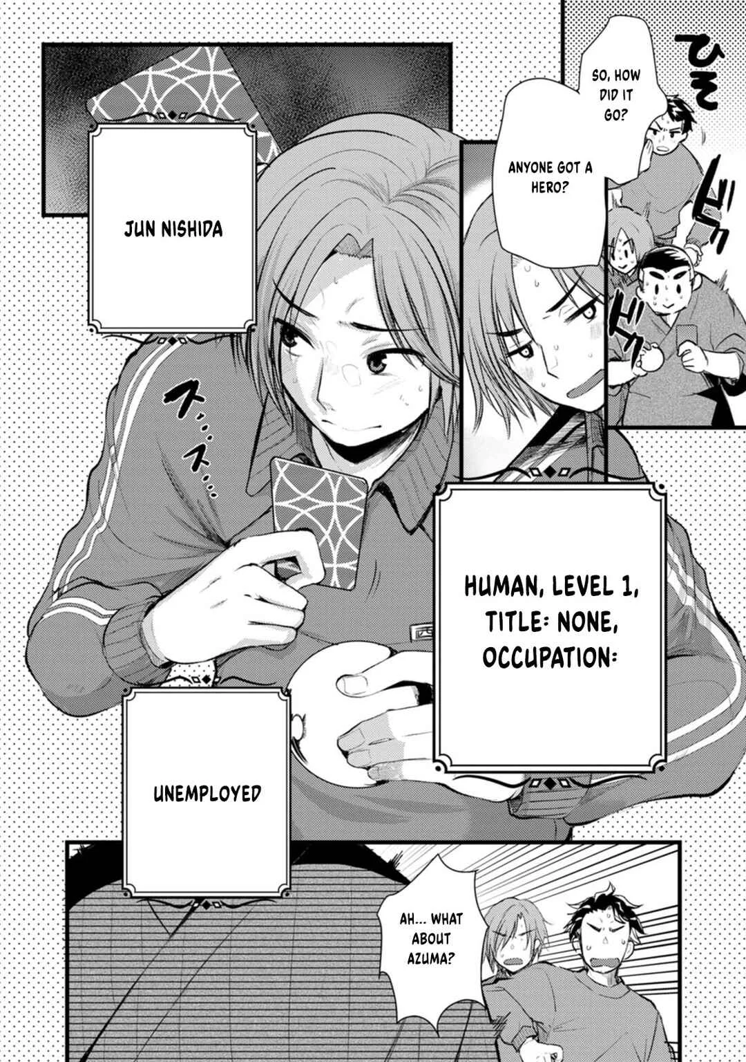 Yuusha ni Narenakatta Sanbaka Trio wa, Kyou mo Otoko Meshi wo Koshiraeru. Chapter 1 - Page 33