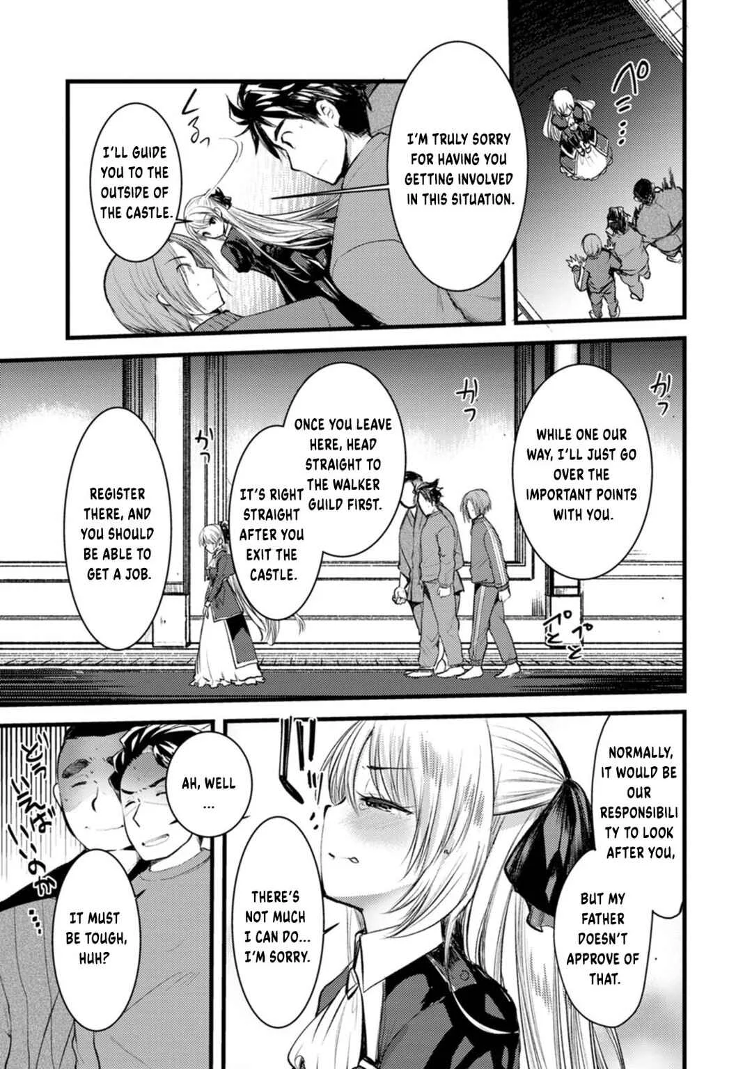 Yuusha ni Narenakatta Sanbaka Trio wa, Kyou mo Otoko Meshi wo Koshiraeru. Chapter 2 - Page 4