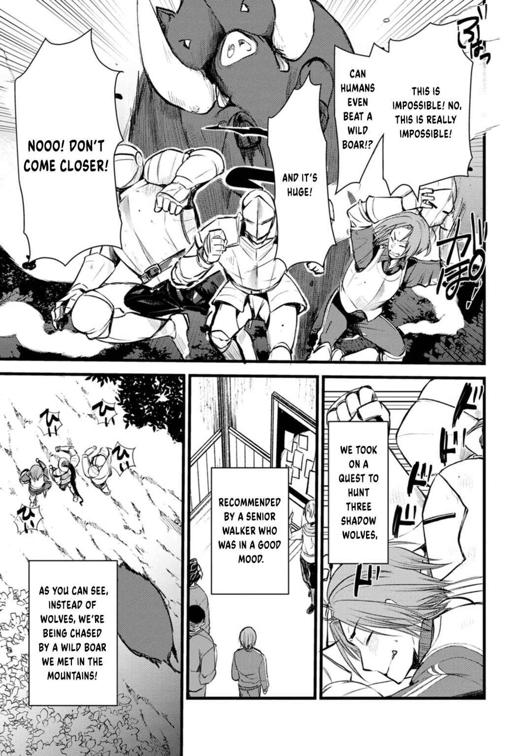 Yuusha ni Narenakatta Sanbaka Trio wa, Kyou mo Otoko Meshi wo Koshiraeru. Chapter 2 - Page 14