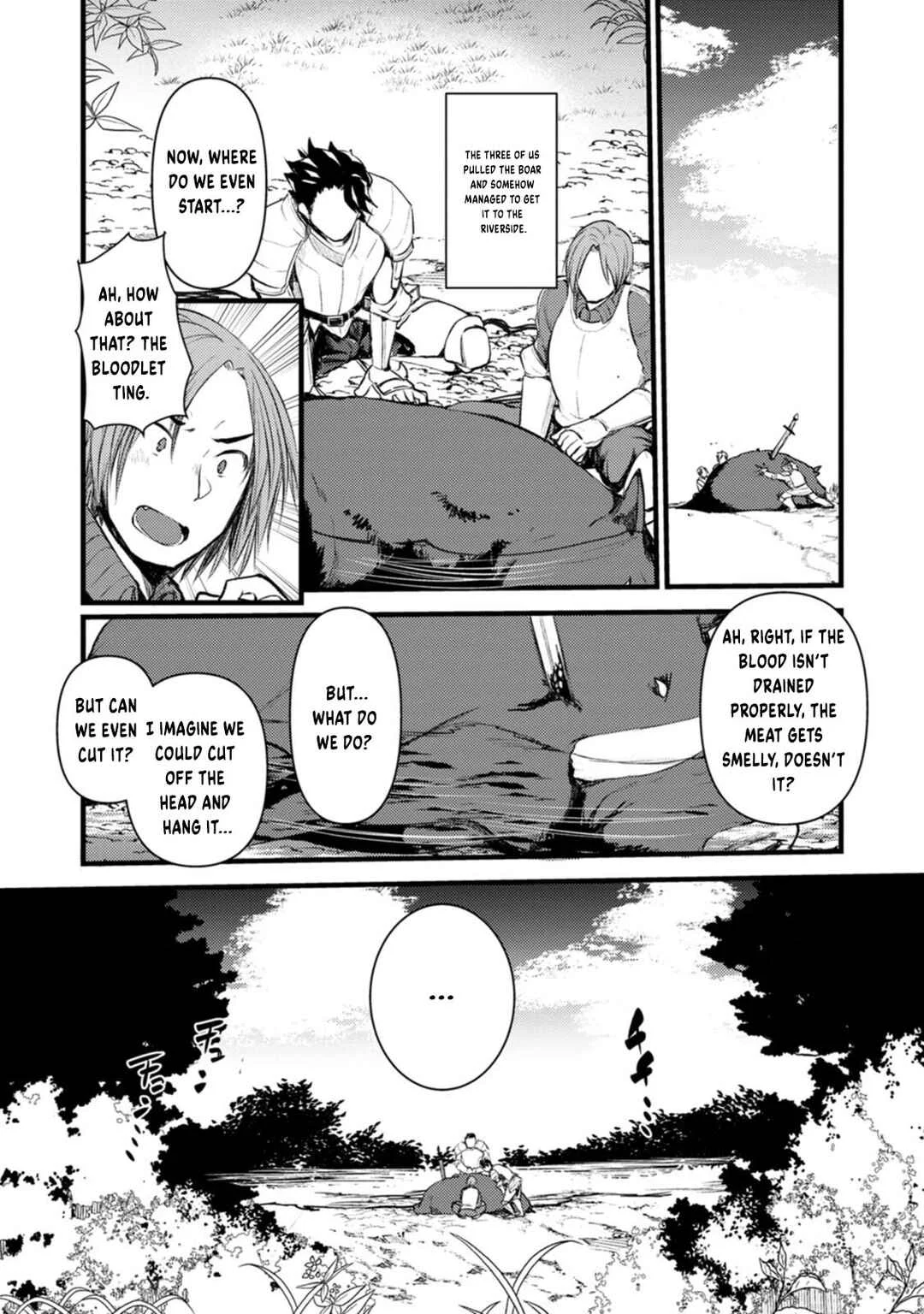 Yuusha ni Narenakatta Sanbaka Trio wa, Kyou mo Otoko Meshi wo Koshiraeru. Chapter 2 - Page 21