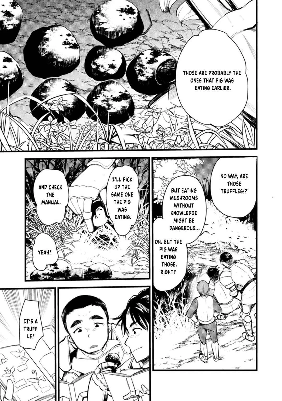 Yuusha ni Narenakatta Sanbaka Trio wa, Kyou mo Otoko Meshi wo Koshiraeru. Chapter 3 - Page 6