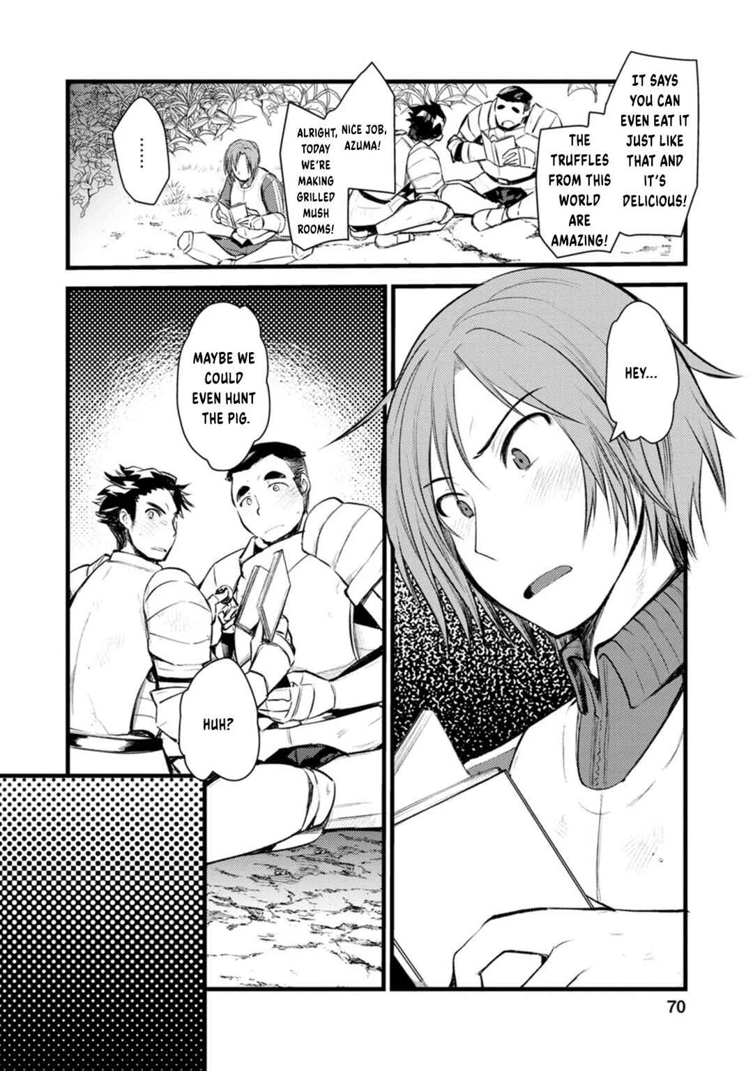 Yuusha ni Narenakatta Sanbaka Trio wa, Kyou mo Otoko Meshi wo Koshiraeru. Chapter 3 - Page 7