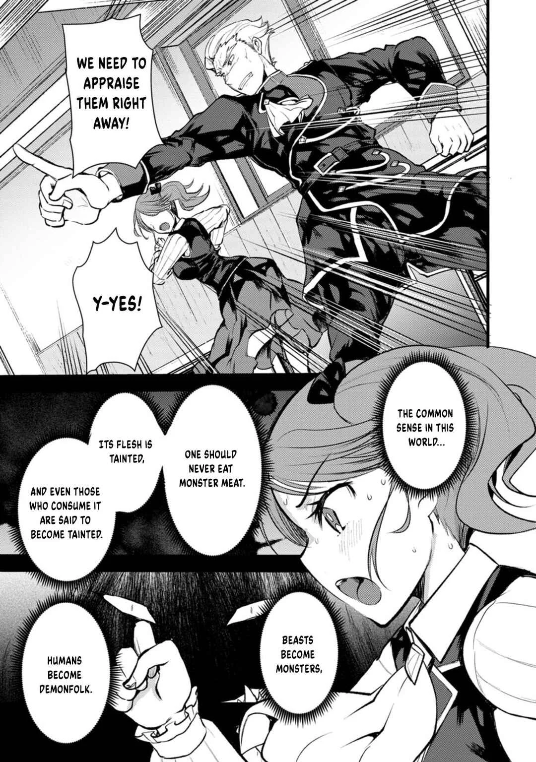 Yuusha ni Narenakatta Sanbaka Trio wa, Kyou mo Otoko Meshi wo Koshiraeru. Chapter 4 - Page 6