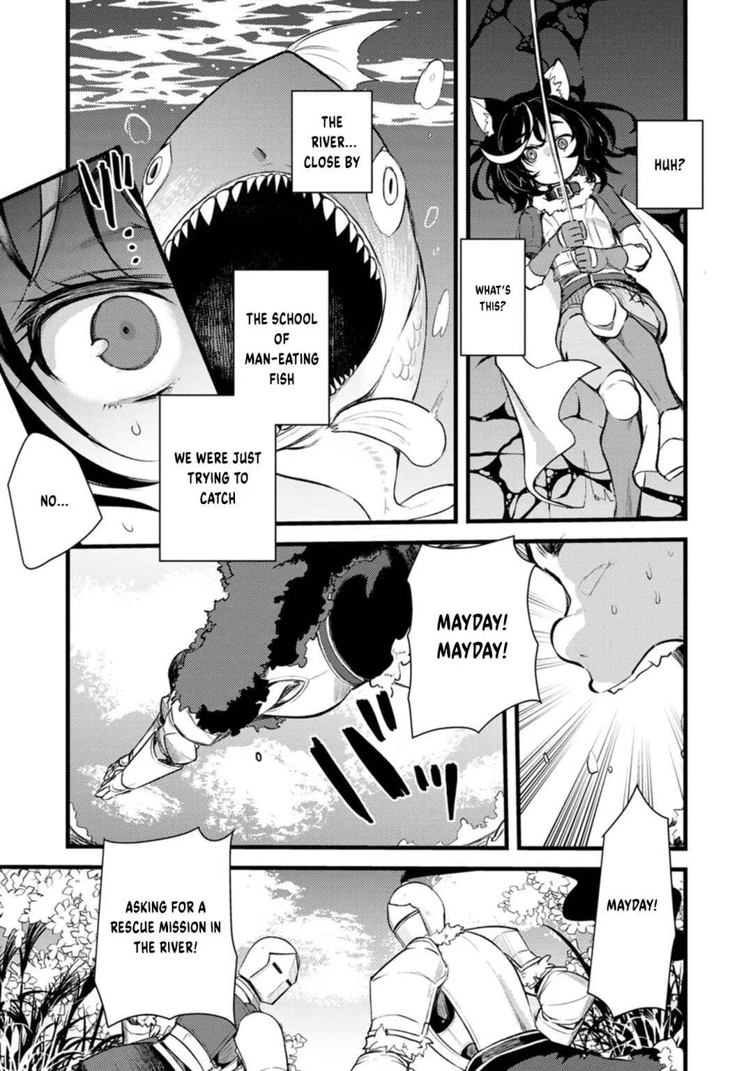 Yuusha ni Narenakatta Sanbaka Trio wa, Kyou mo Otoko Meshi wo Koshiraeru. Chapter 5 - Page 30
