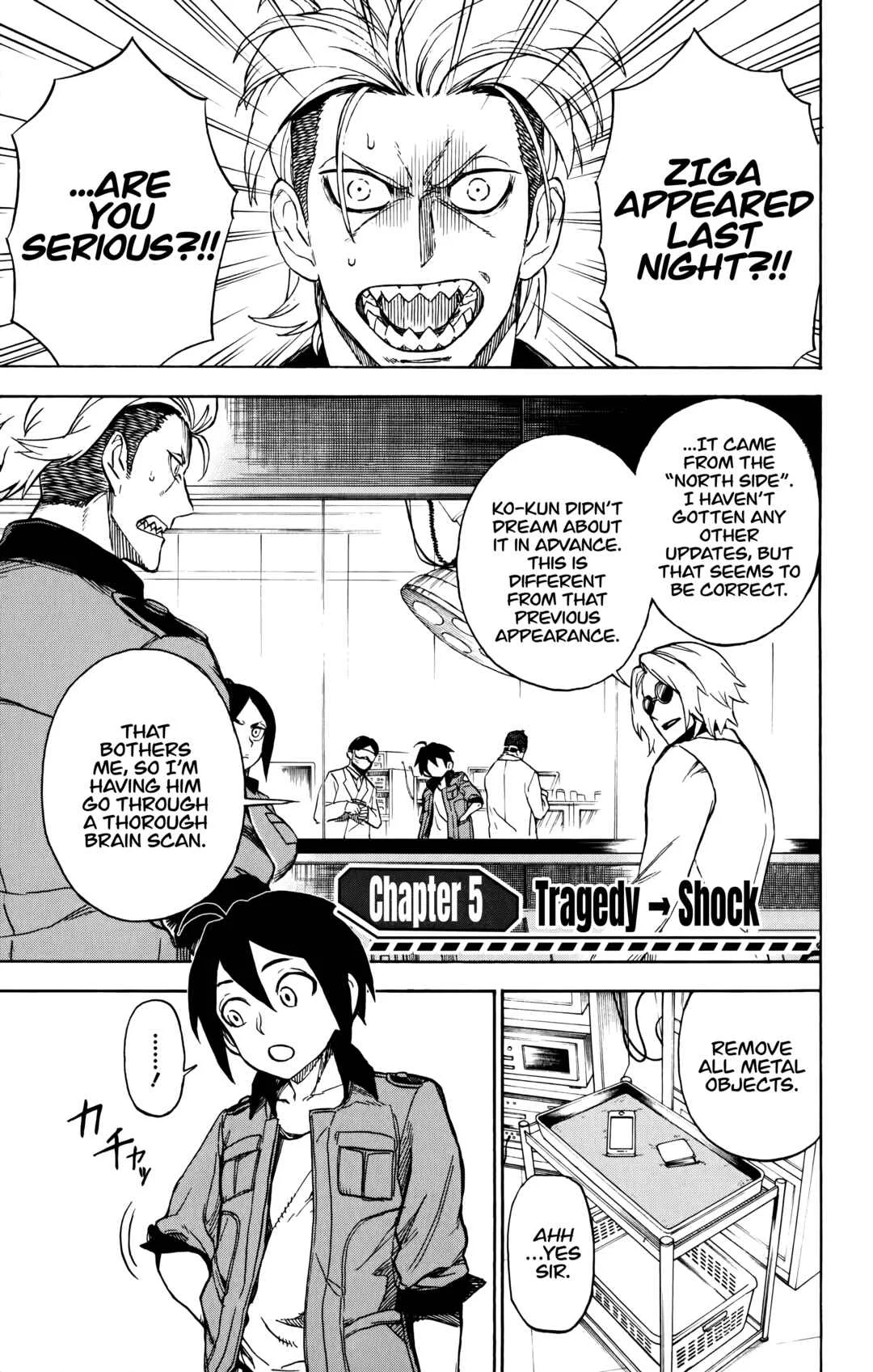 ZIGA Chapter 5: Tragedy → Shock - Page 1