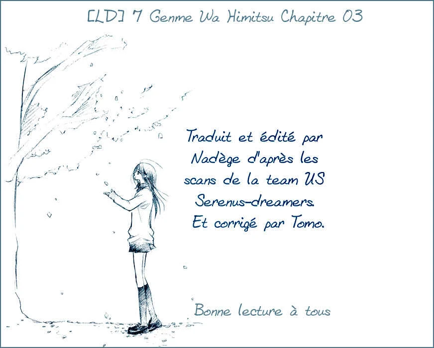7 Genme wa Himitsu Chapitre 3 - Page 1