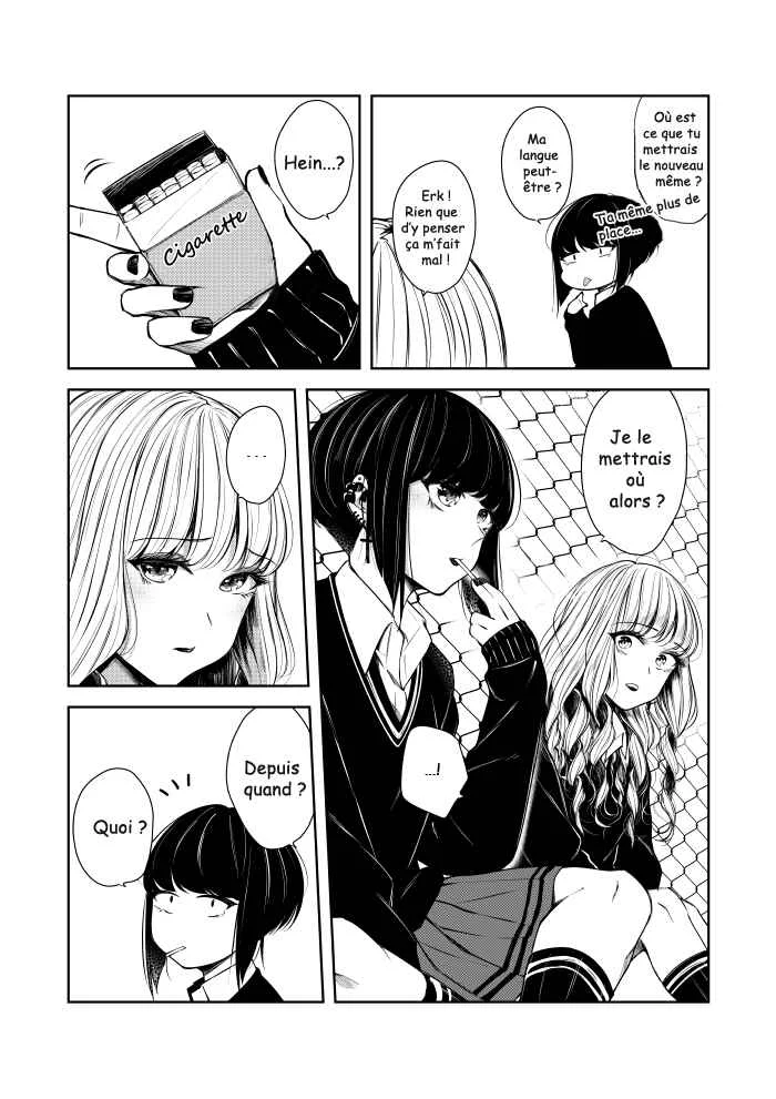 A Day in the Lives of a Gyaru Couple - Lunch Break Chapitre 1: Oneshot - Page 2