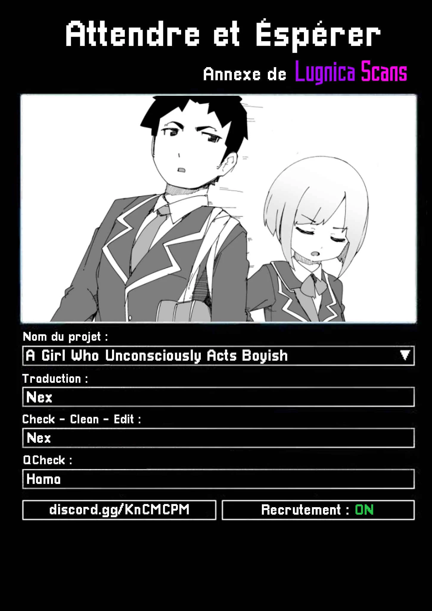 A Girl Who Unconsciously Acts Boyish Chapitre 1 - Page 1