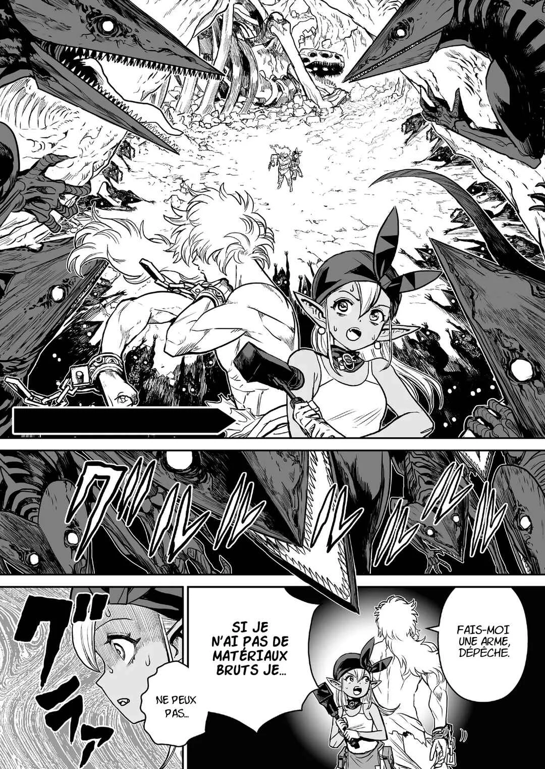 Abandoned: Tsuyosugite Buki ga Kowareru Yuusha to Buki Shokunin no Elf Chapitre 2 - Page 2