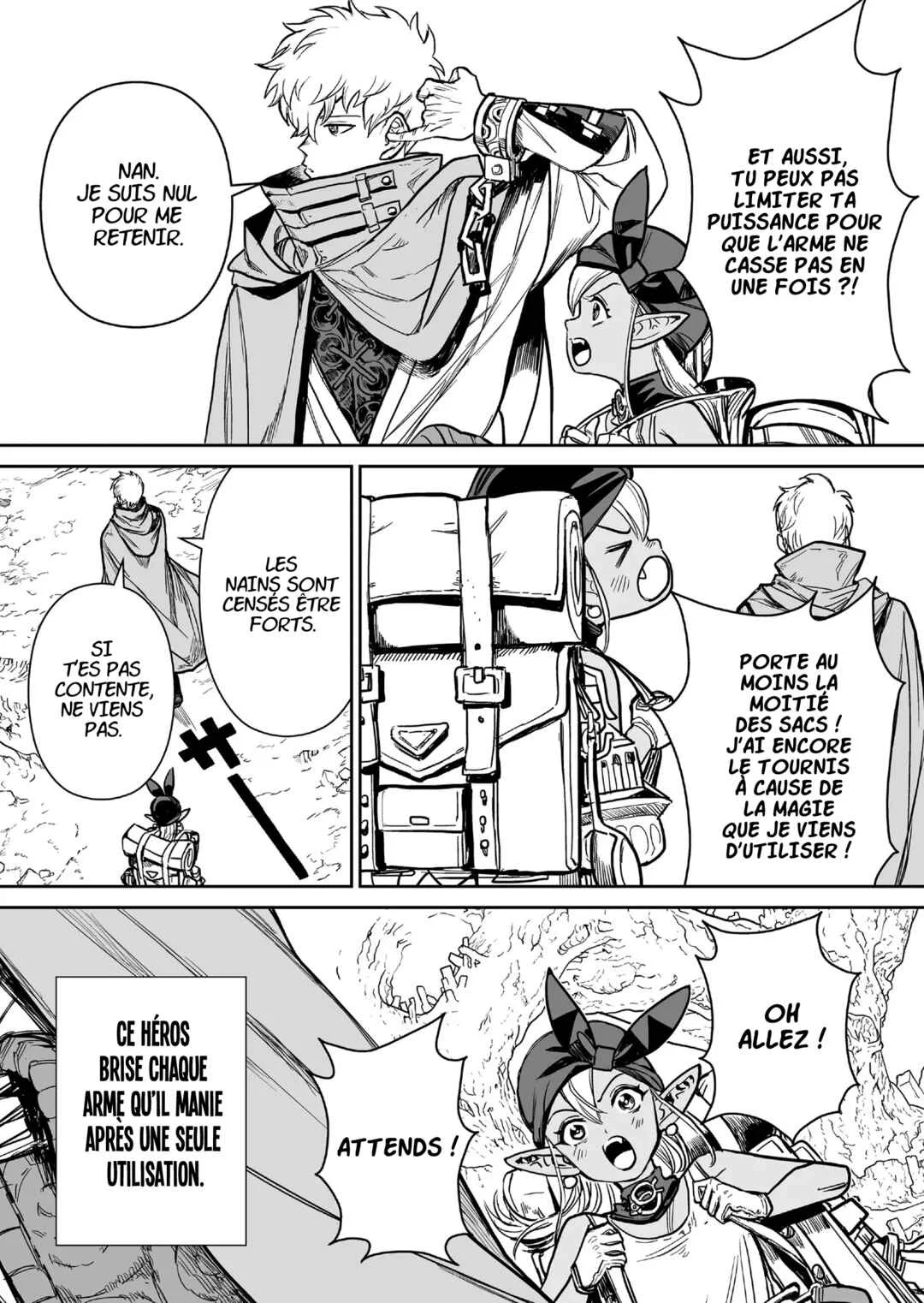 Abandoned: Tsuyosugite Buki ga Kowareru Yuusha to Buki Shokunin no Elf Chapitre 2 - Page 26