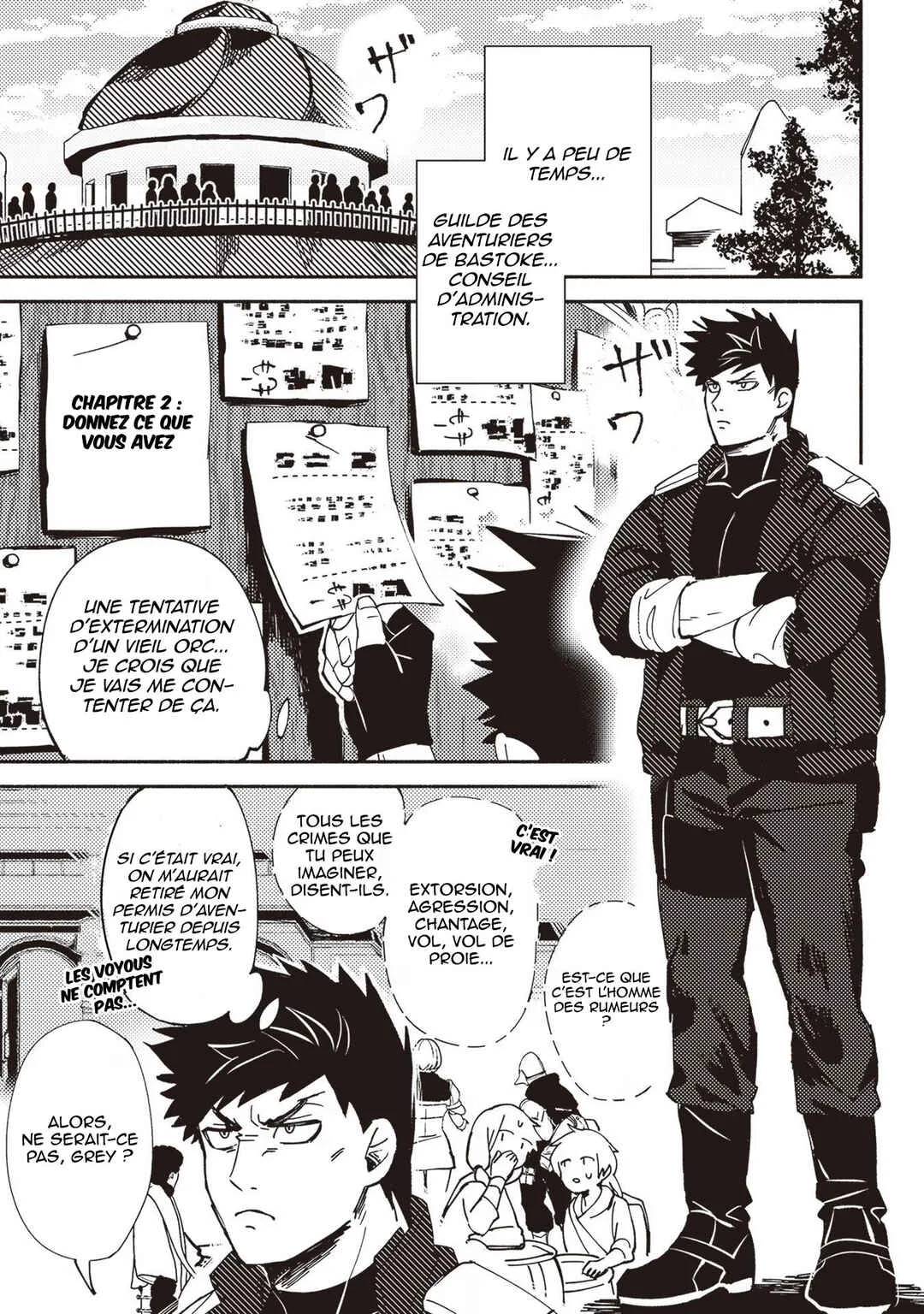 Akunin-zura Shita B-kyuu Boukensha: Shujinkou to Sono Osananajimi-tachi no Papa ni Naru Chapitre 2 - Page 1