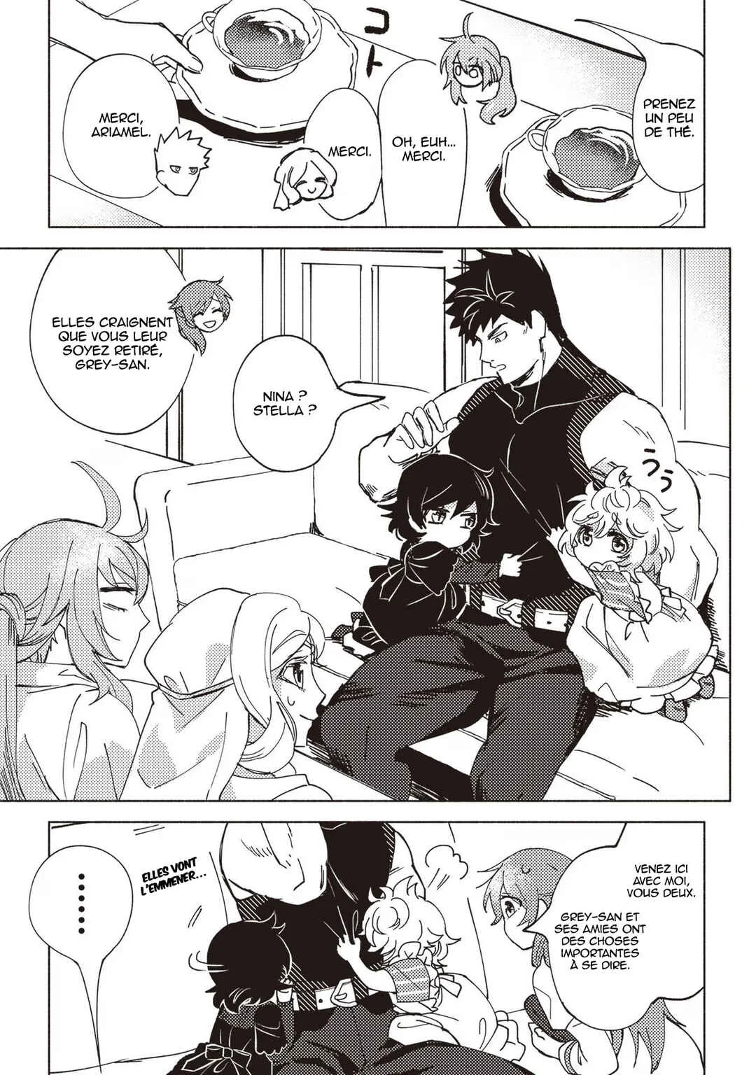 Akunin-zura Shita B-kyuu Boukensha: Shujinkou to Sono Osananajimi-tachi no Papa ni Naru Chapitre 5 - Page 3
