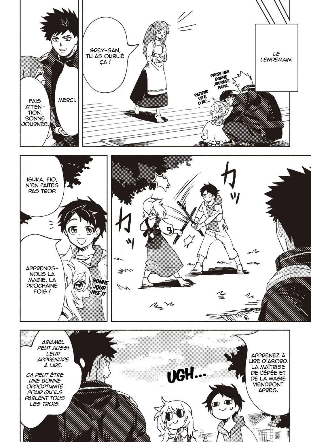 Akunin-zura Shita B-kyuu Boukensha: Shujinkou to Sono Osananajimi-tachi no Papa ni Naru Chapitre 5 - Page 12