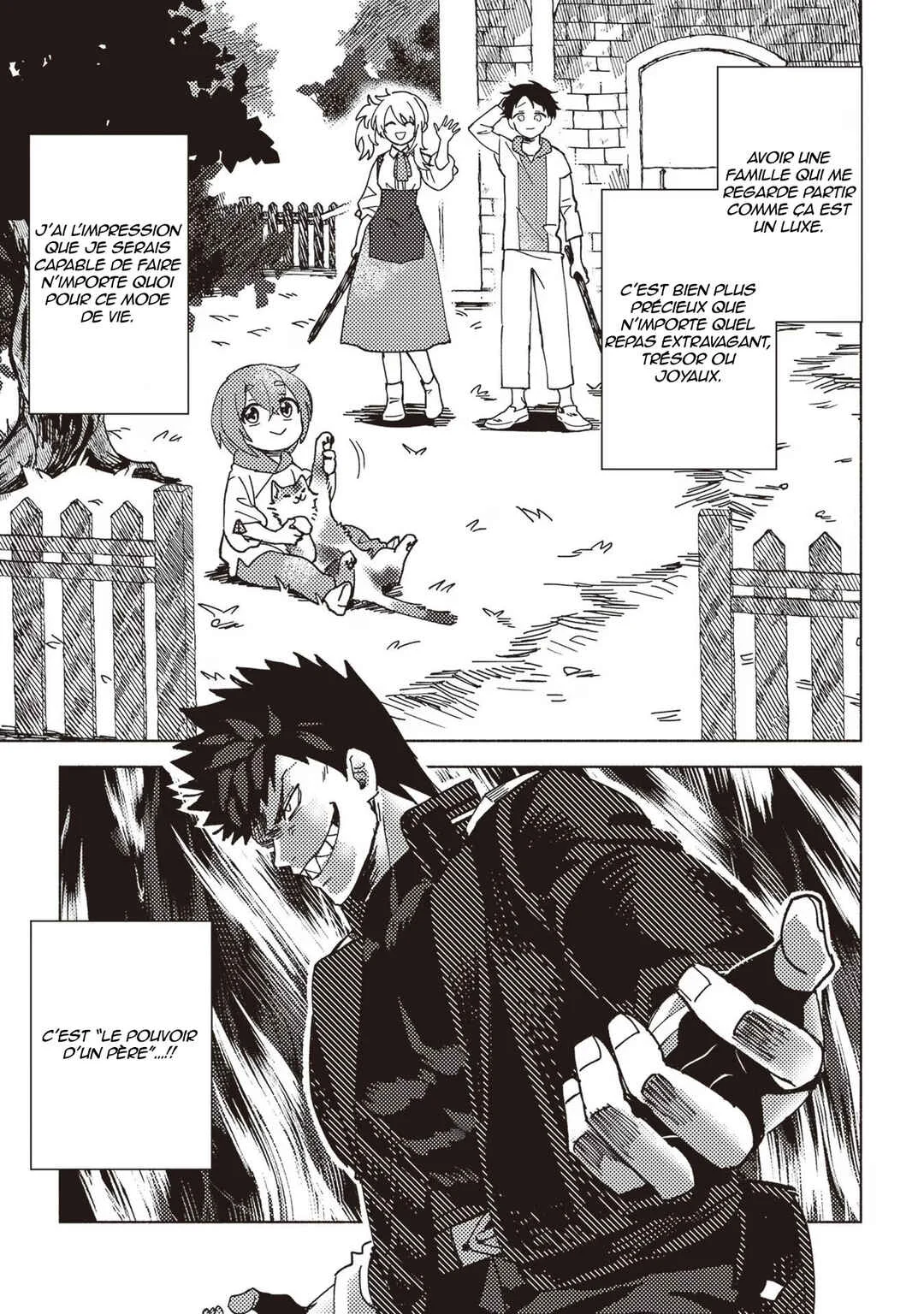 Akunin-zura Shita B-kyuu Boukensha: Shujinkou to Sono Osananajimi-tachi no Papa ni Naru Chapitre 5 - Page 13