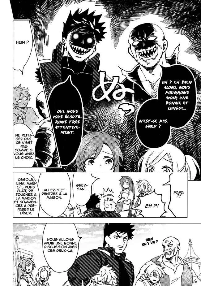 Akunin-zura Shita B-kyuu Boukensha: Shujinkou to Sono Osananajimi-tachi no Papa ni Naru Chapitre 6.2 - Page 3