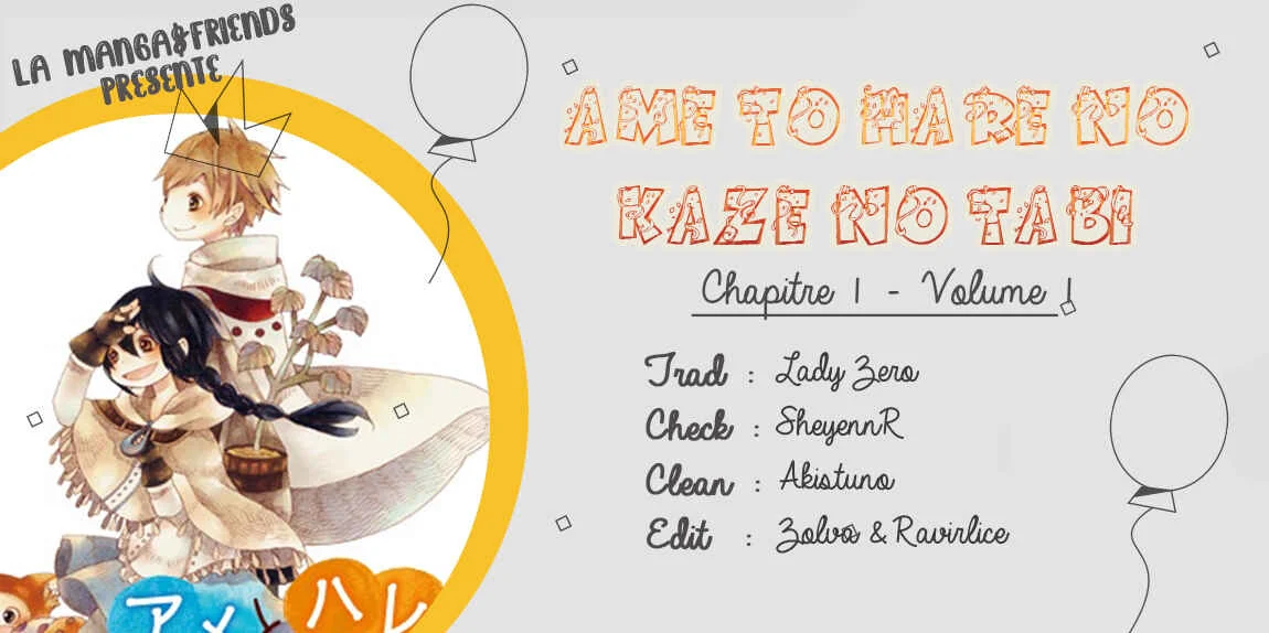 Ame to Hare no Kaze no Tabi Chapitre 1 - Page 1