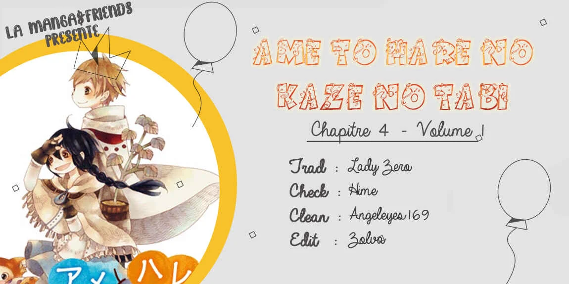 Ame to Hare no Kaze no Tabi Chapitre 4 - Page 1
