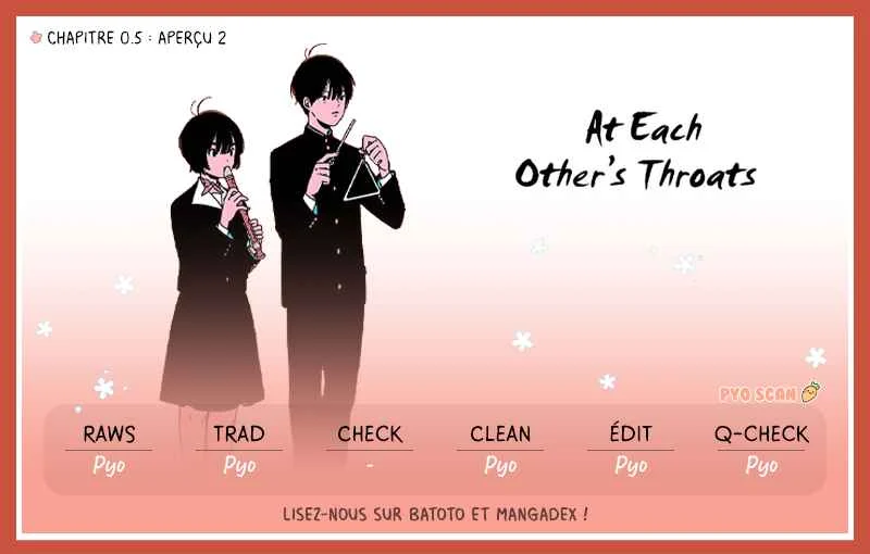 At Each Other's Throats Chapitre 0.5 - Page 1