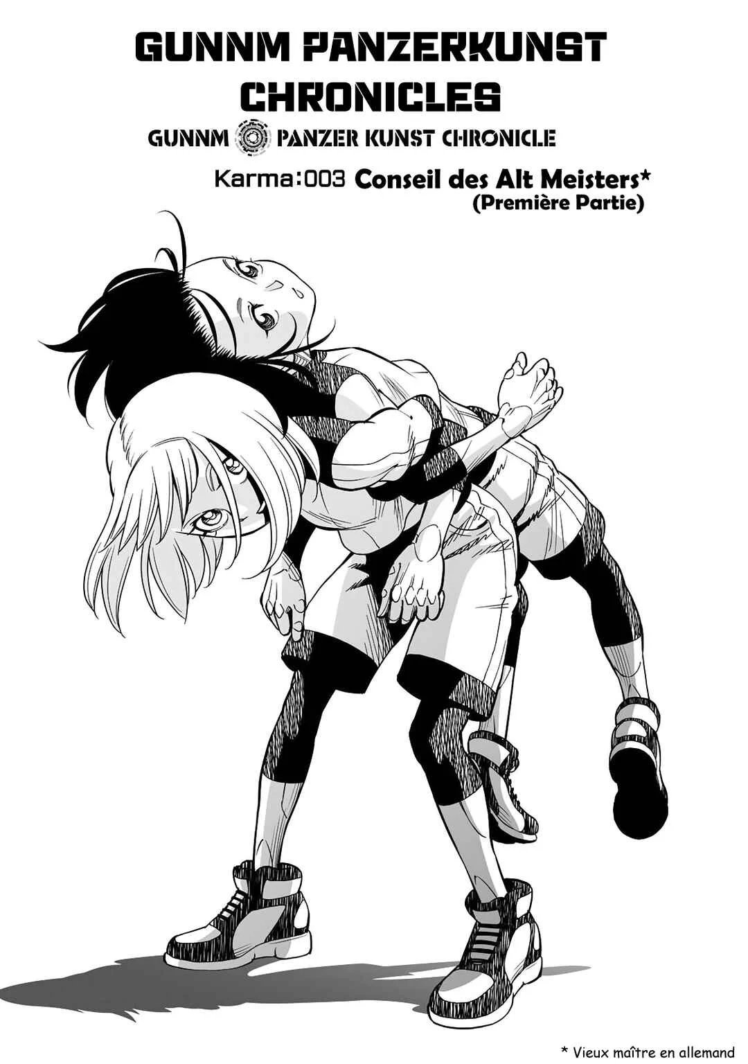 Battle Angel Alita: Panzer Kunst Chronicle Chapitre 3.1: Conseil des Alt Meisters (Première Partie) - Page 2