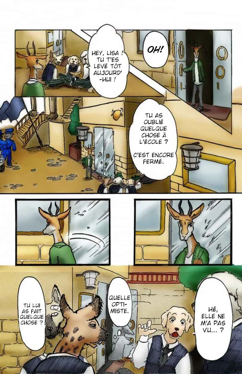 BEASTARS (Fan-Colored) Chapitre 1: Présentation au clair de lune - Page 11