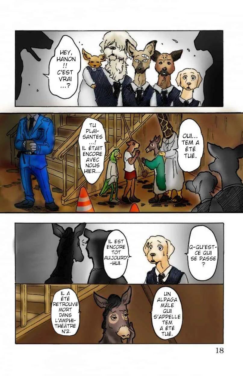 BEASTARS (Fan-Colored) Chapitre 1: Présentation au clair de lune - Page 13